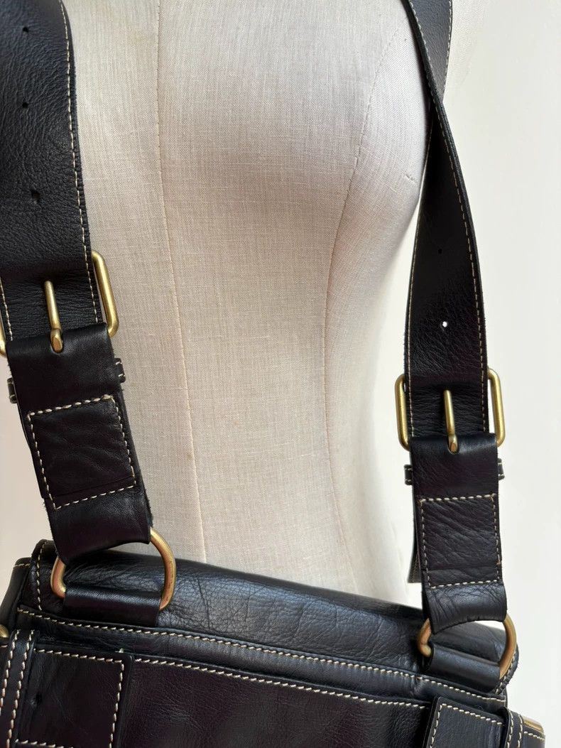 Vivienne Westwood Vivienne Westwood size os Black leather Saturn logo motorcy Size ONE SIZE - 6 Thumbnail
