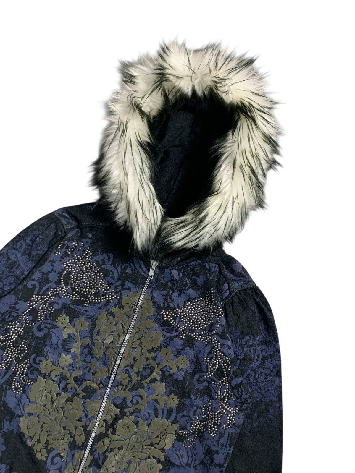 If Six Was Nine DKNY ACTIVE FUR ZIP HOODIE IFSIX LGB 14THADDICTION STYLE Size US S / EU 44-46 / 1 - 2 Thumbnail