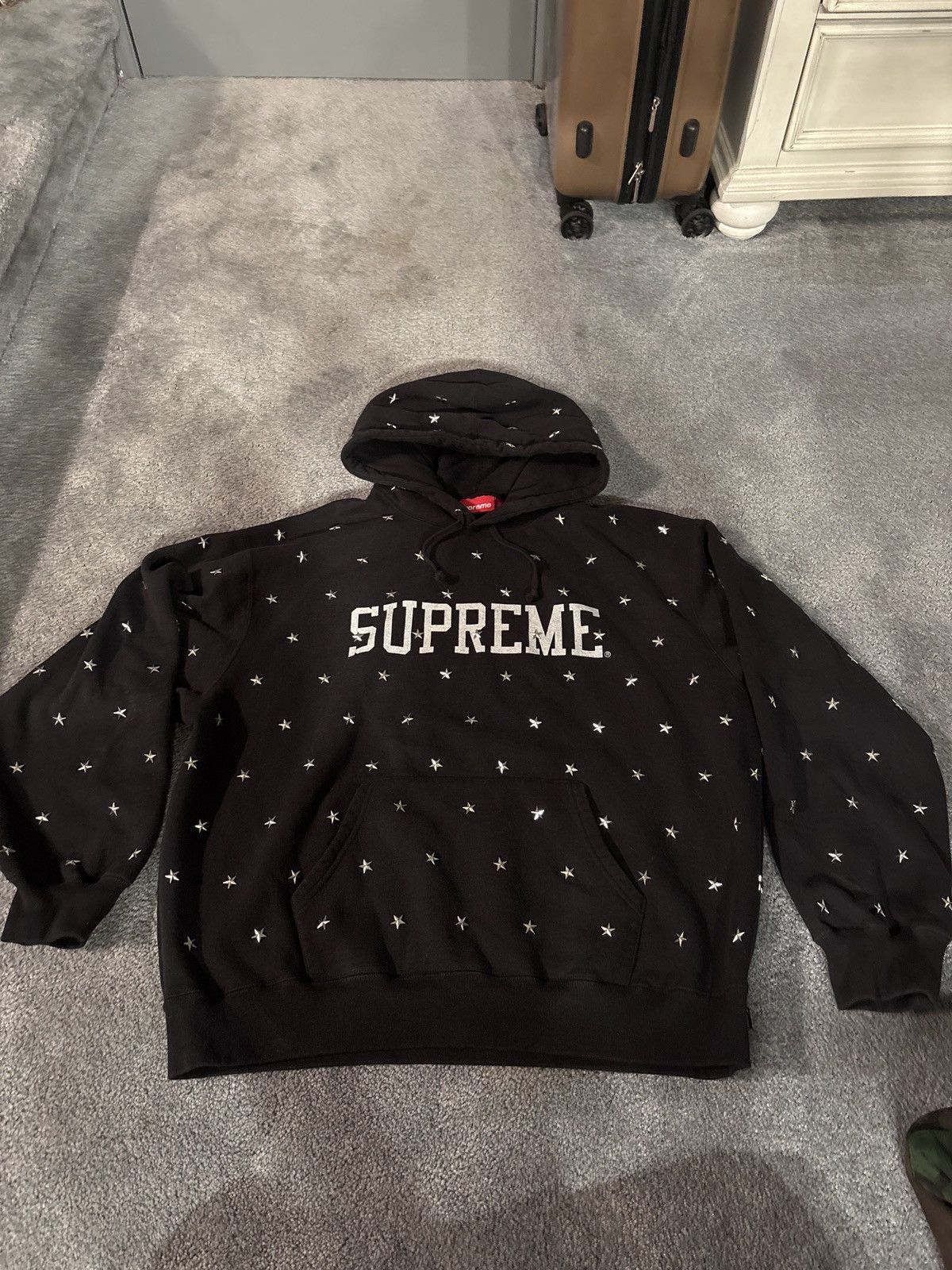 Supreme Studded Hoodie | Grailed