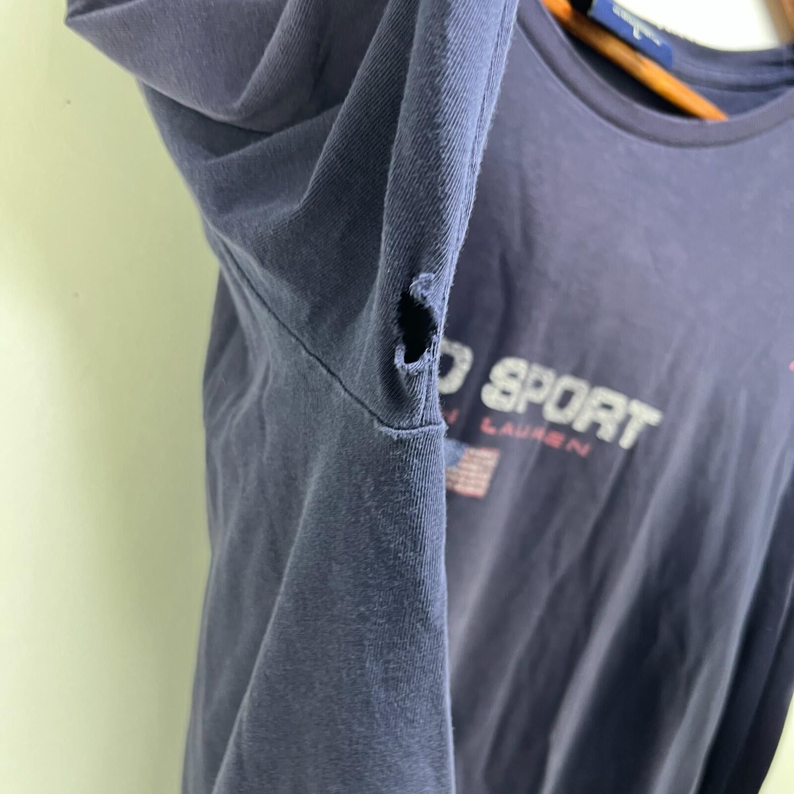 Other Vintage 90s Polo Sport Sun Faded Long Sleeve Shirt Large Size US L / EU 52-54 / 3 - 5 Thumbnail