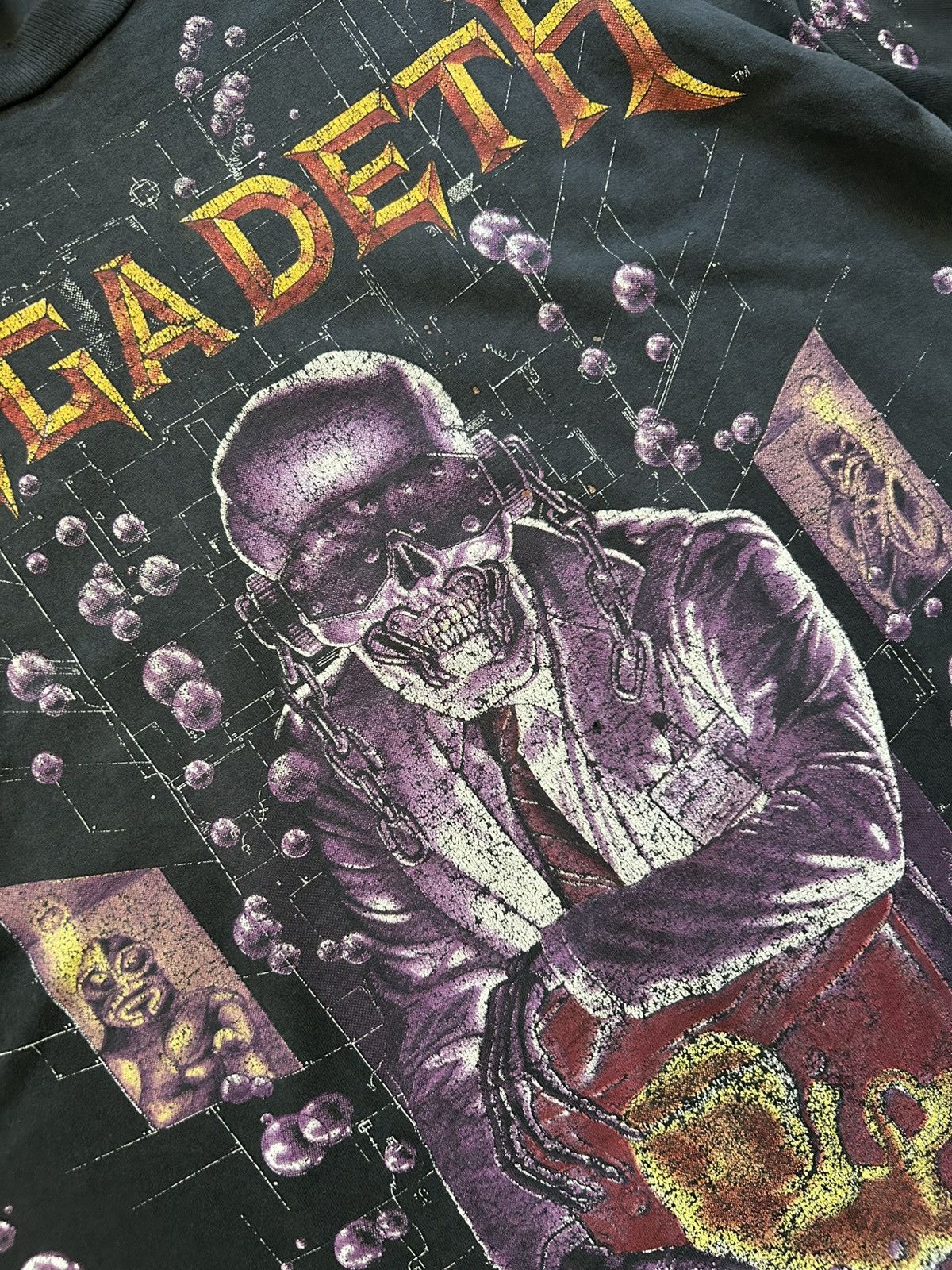 Band Tees Vintage 1991 Megadeth All Over Tee Size US XL / EU 56 / 4 - 6 Thumbnail