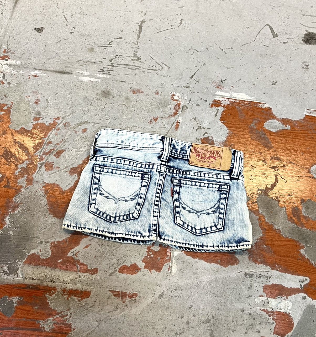 Japanese Brand 💥Y2K DISTRESSED MINI SKIRT HYSTERIC GLAMOUR STYLE Size 30" / US 8 / IT 44 - 3 Thumbnail