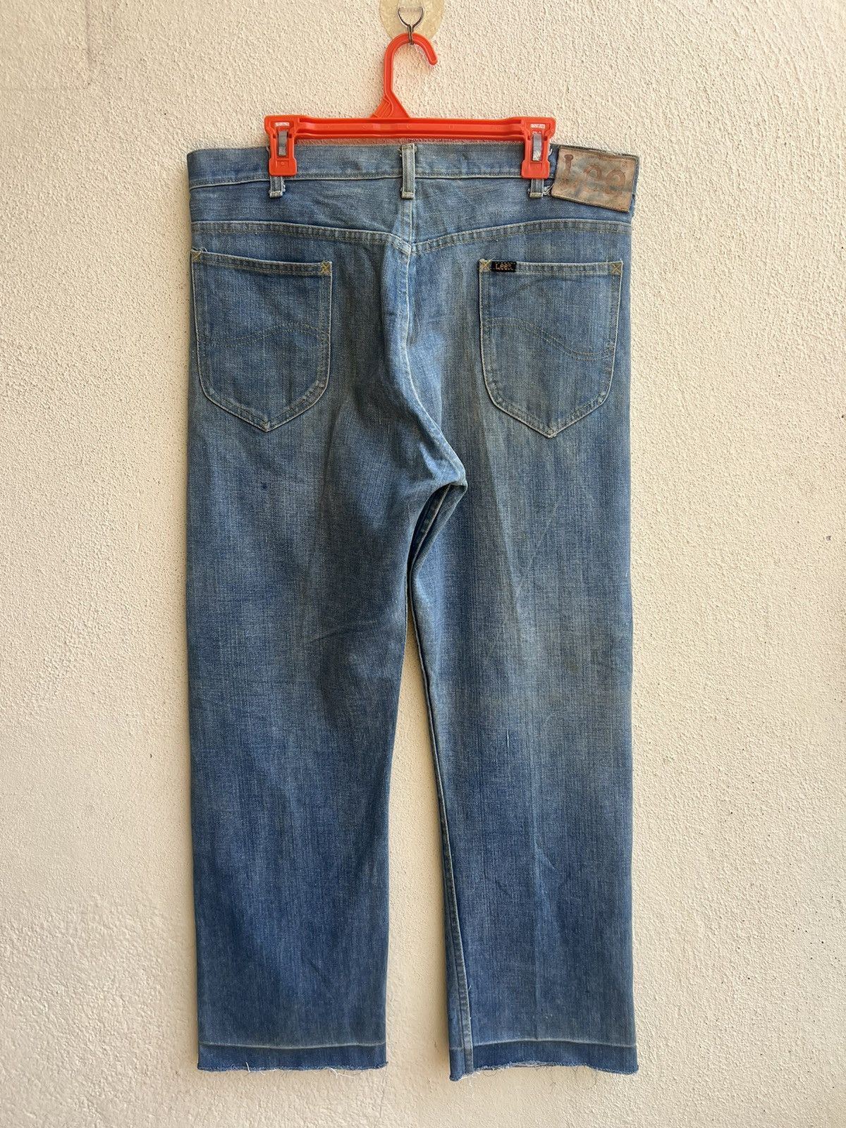 Lee Vintage 70s 80s Lee Riders Faded Dirty Mud Denim Jeans Size US 34 / EU 50 - 22 Thumbnail