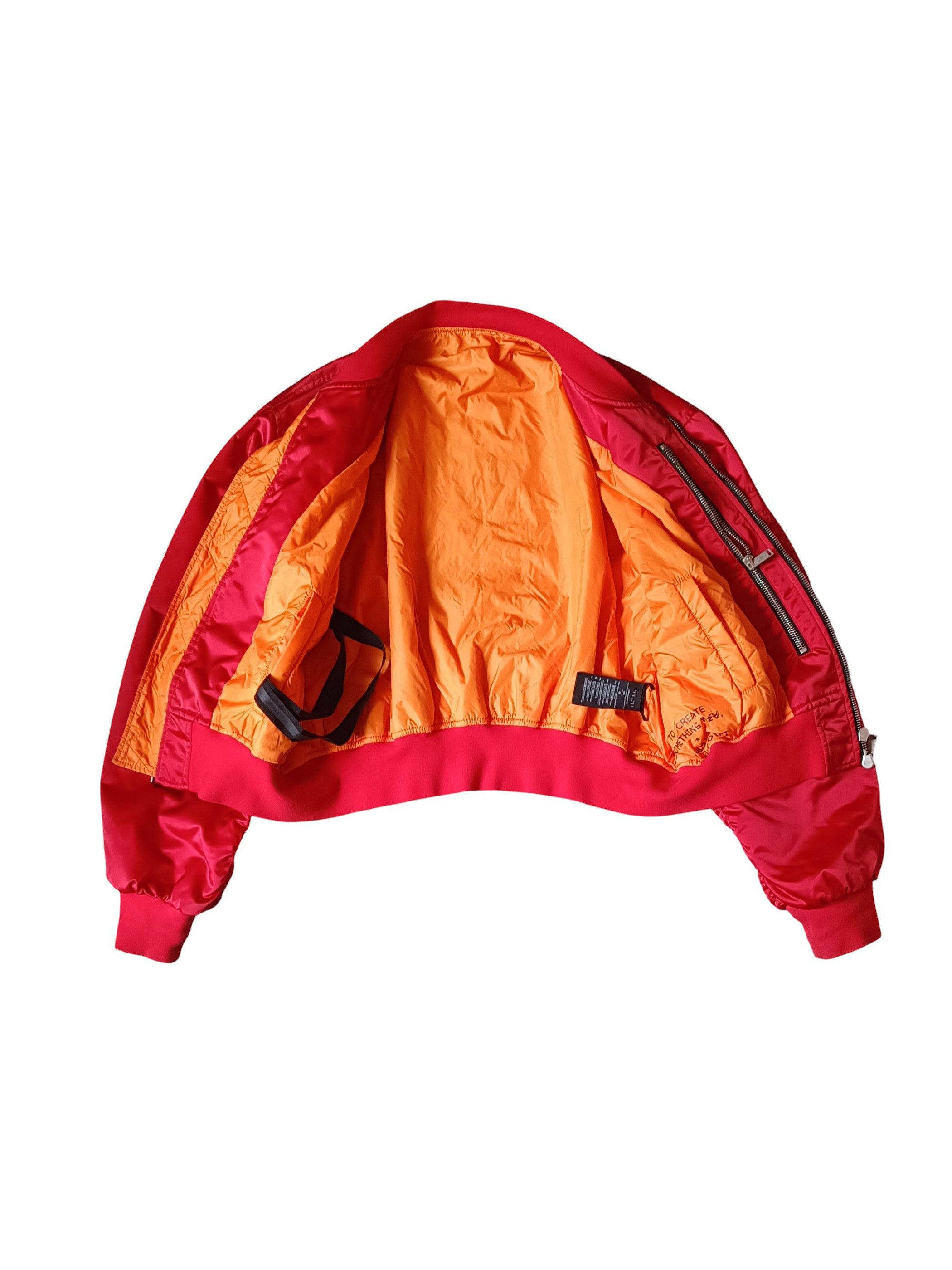 Ben Taverniti Unravel Project Explicit Content Red Bomber Jacket Size US M / EU 48-50 / 2 - 4 Thumbnail