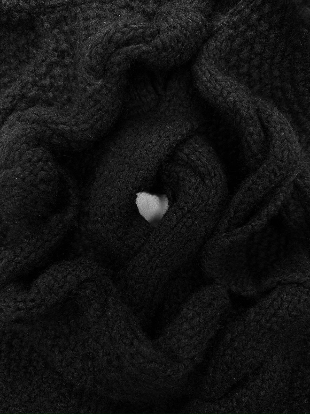 Helmut Lang SS02 Helmut Lang ‘Braided’ Cashmere Black Knitted Sweater Size US M / EU 48-50 / 2 - 5 Thumbnail