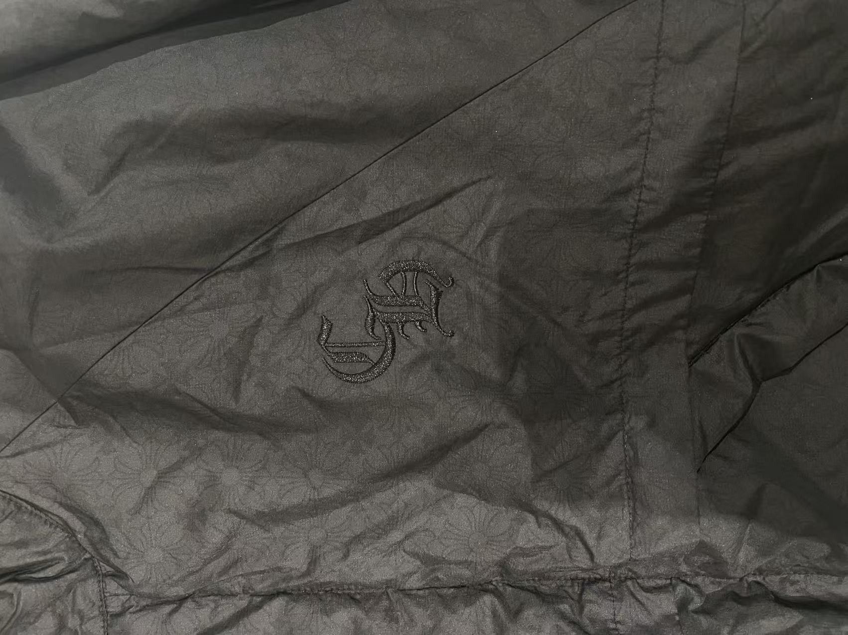 Chrome Hearts Chrome Hearts Black Script Logo Windbreaker Jacket Size L / US 10 / IT 46 - 5 Thumbnail