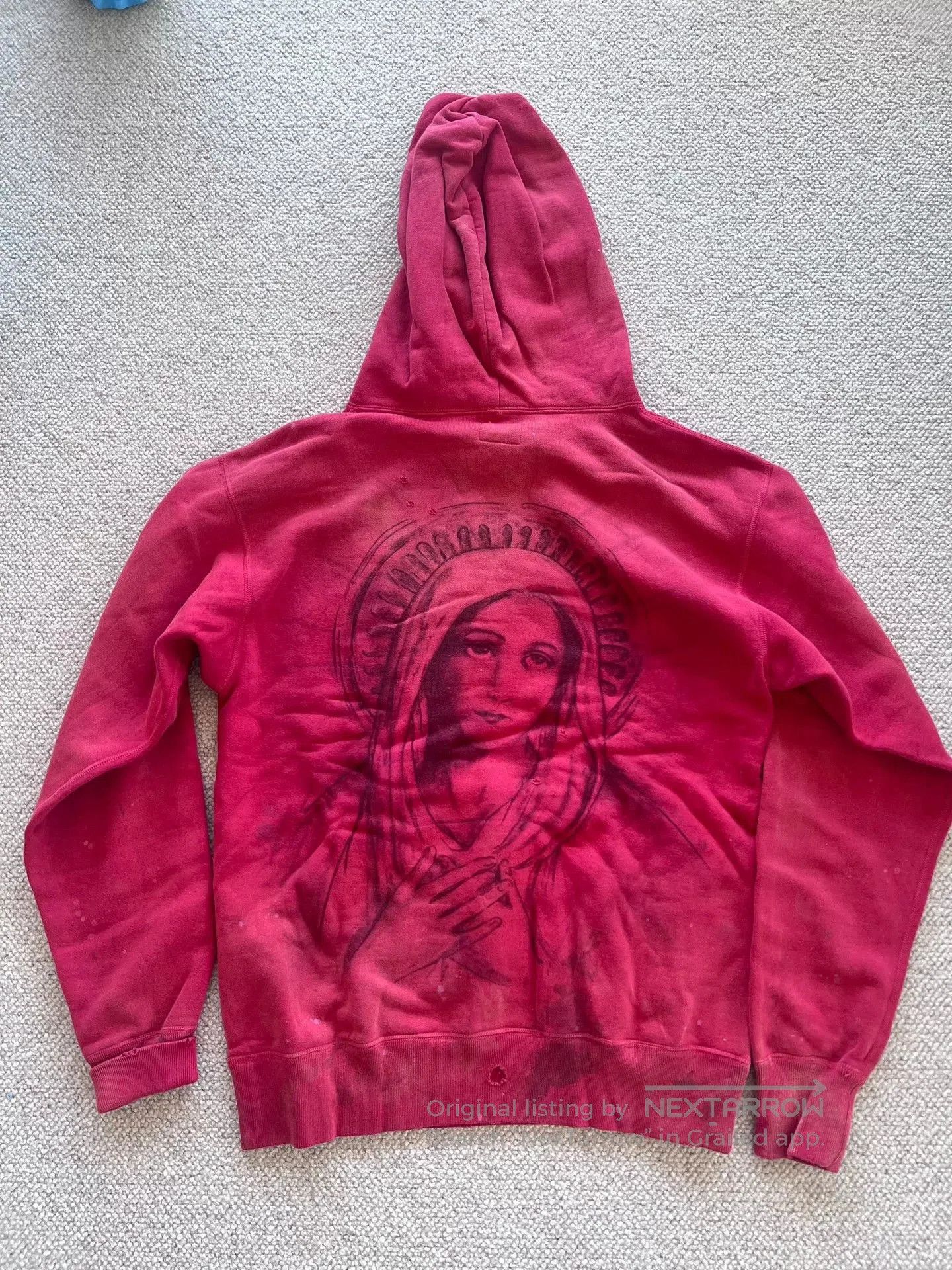 Saint Michael vintage saint michael distressed graphic hoodie. Size US M / EU 48-50 / 2 - 2 Thumbnail
