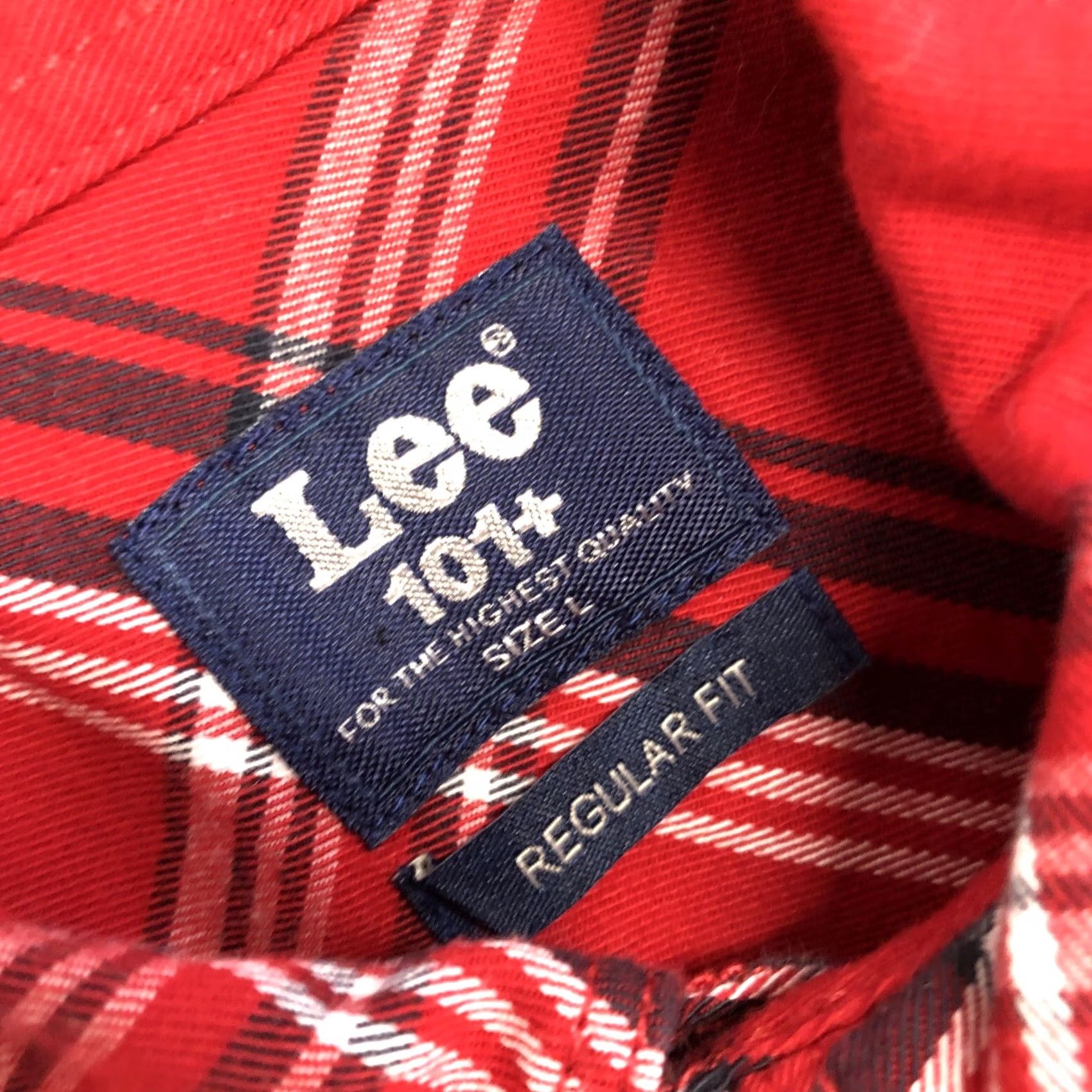 Lee VINTAGE Lee 101 Western Shirt Mens L Lava Red Plaid Embroidered Long Sleeve Button-Up Pockets Cad Western Theme Mens Size US L / EU 52-54 / 3 - 5 Thumbnail