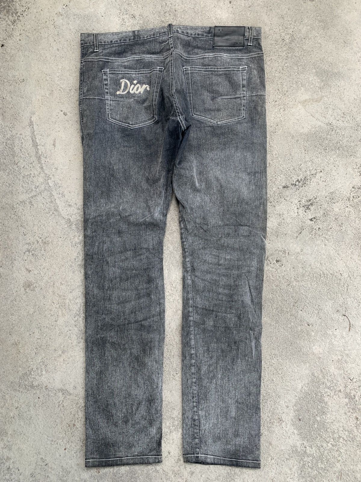 Dior Dior slim 17 regular washed denim pants Size US 29 - 4 Thumbnail
