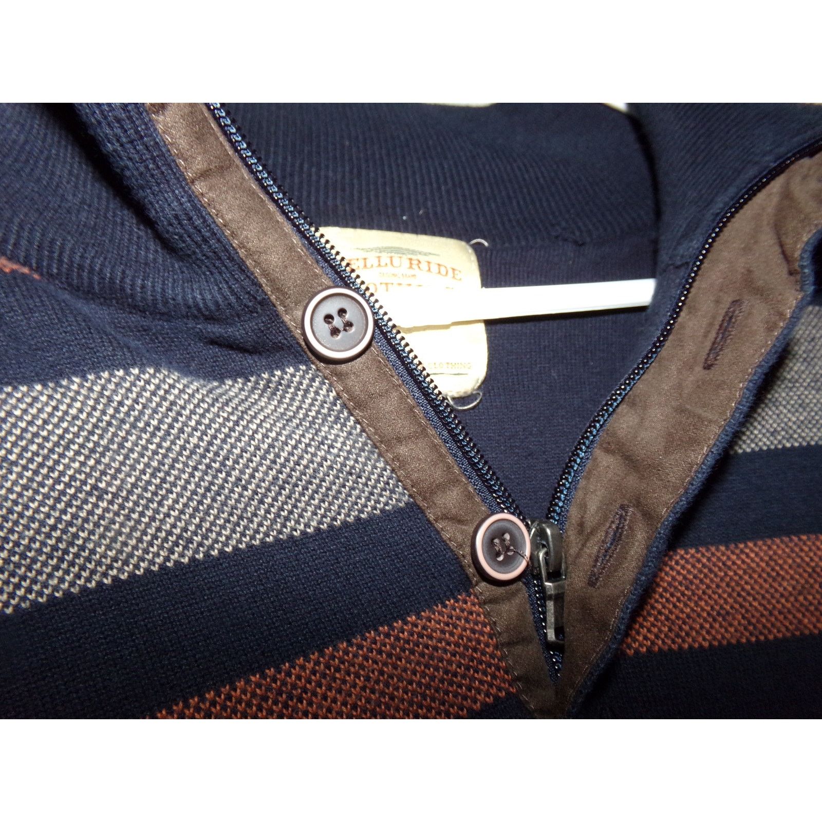 Telluride Telluride Clothing Company100% cotton striped sweater M Size US M / EU 48-50 / 2 - 2 Thumbnail