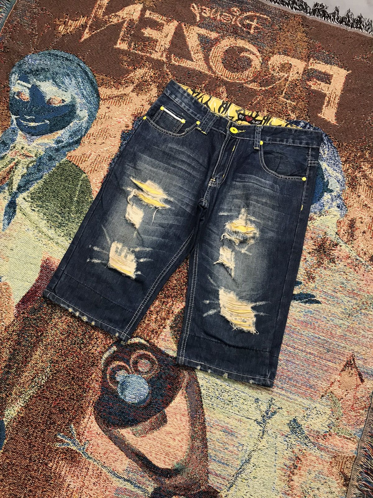 Japanese Brand Vintage BT. Play distressed jort Size US 34 / EU 50 - 3 Thumbnail
