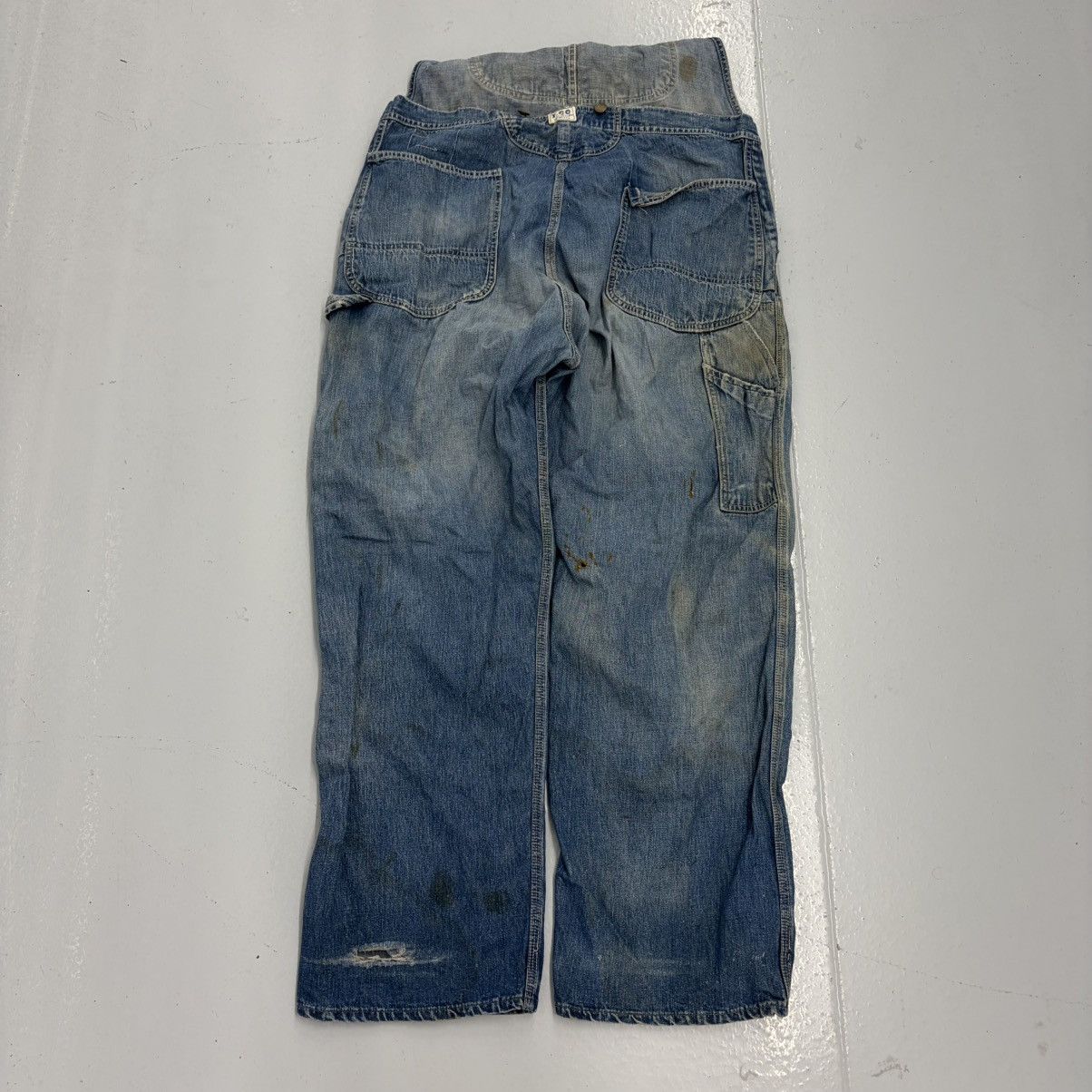 Lee Vintage 50s Lee Union Made Jelt Sanforized Overalls 38x31 Size US 38 / EU 54 - 5 Thumbnail