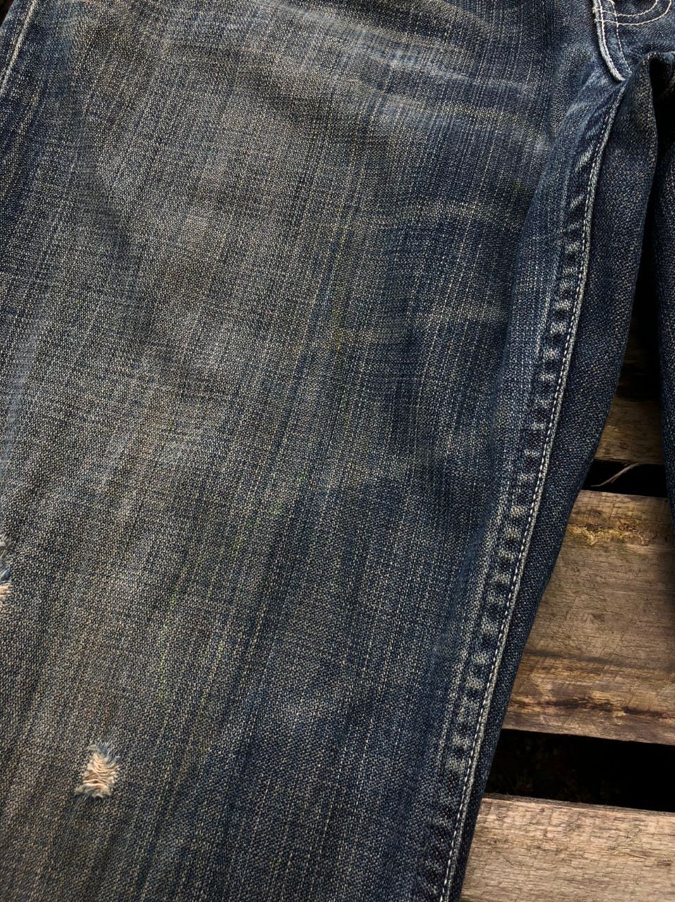 Levi's × Vintage Vintage Levi's 502 Denim Jeans Distressed Size US 31 - 8 Thumbnail