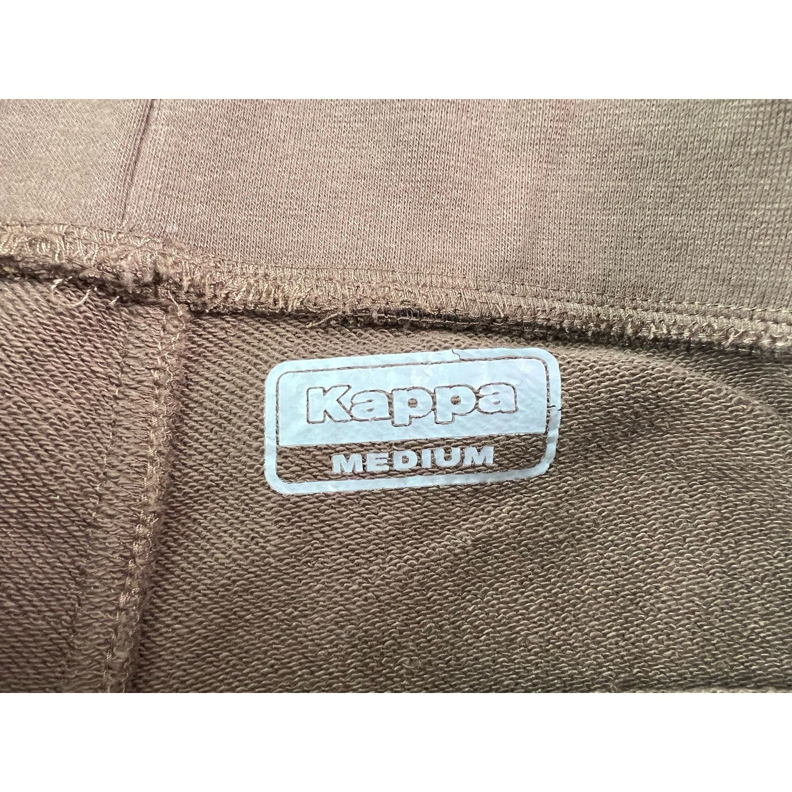 Kappa Kappa Brown Puff Print Logo Jogger Sweatpants Medium Size US 28 / EU 44 - 3 Thumbnail