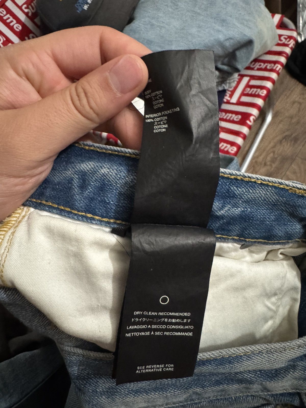 Fear of God Fear of God 7th Collection Distressed Jeans (5 Yr Indigo) Size US 32 / EU 48 - 8 Thumbnail