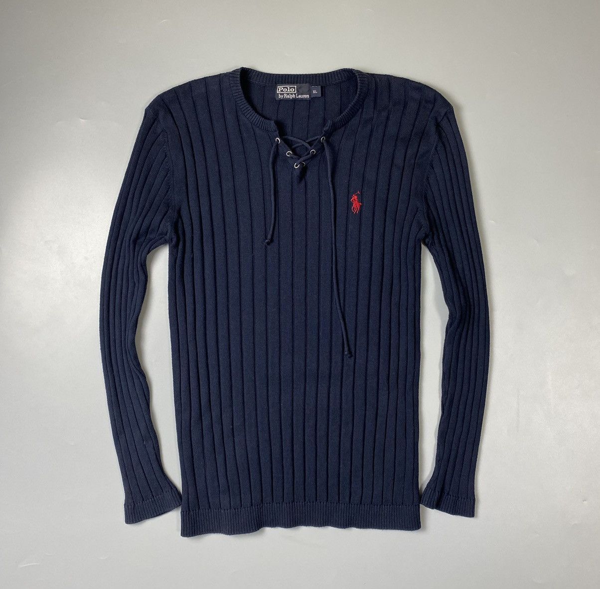 Polo Ralph Lauren × Ralph Lauren × Vintage Vintage Polo Ralph Lauren Knitted Men’s Sweat Size XL Size XL / US 12-14 / IT 48-50 - 1 Thumbnail