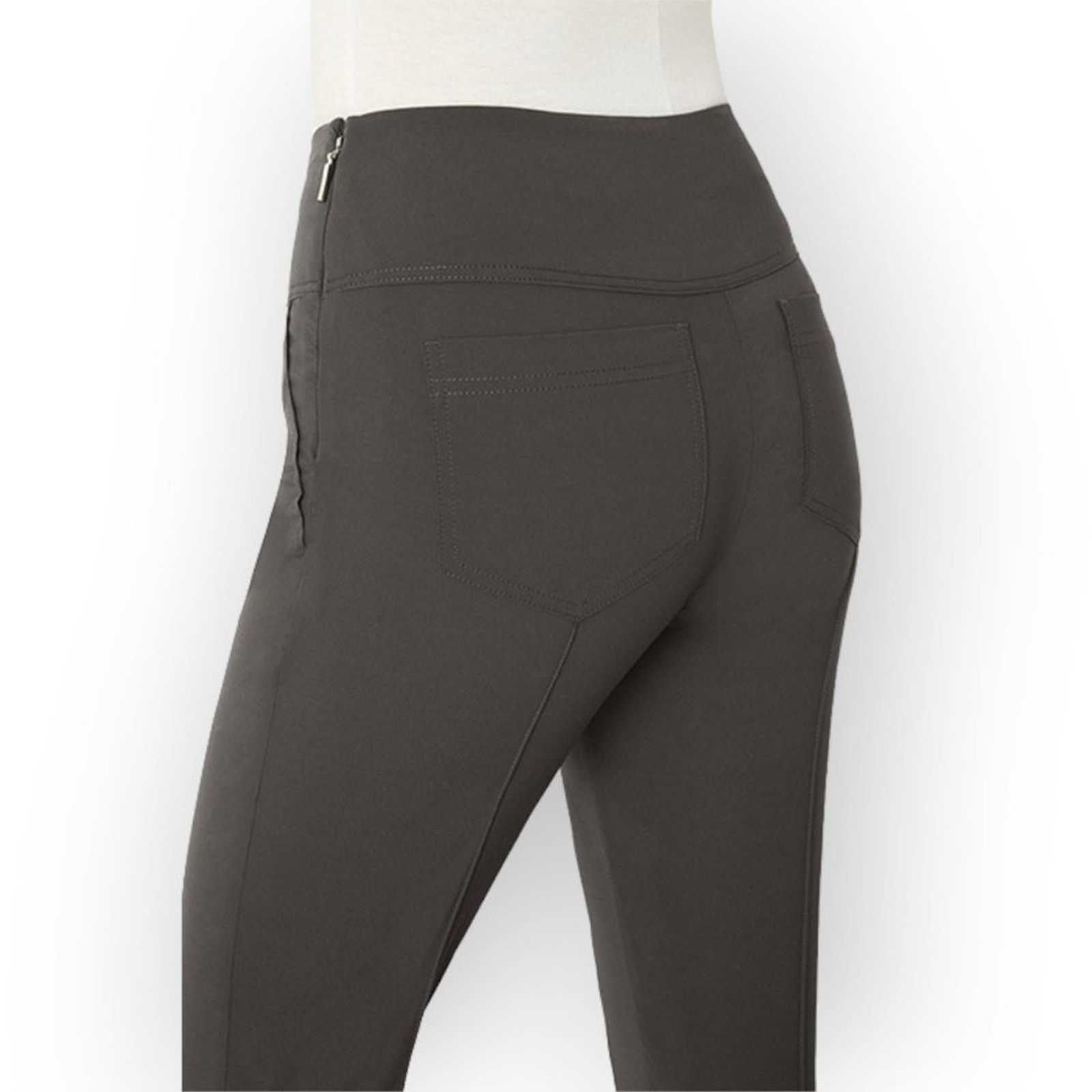 Other Anatomie Sonia Curvy Side Zip Travel Pant Gray Size S Size 29" - 14 Thumbnail