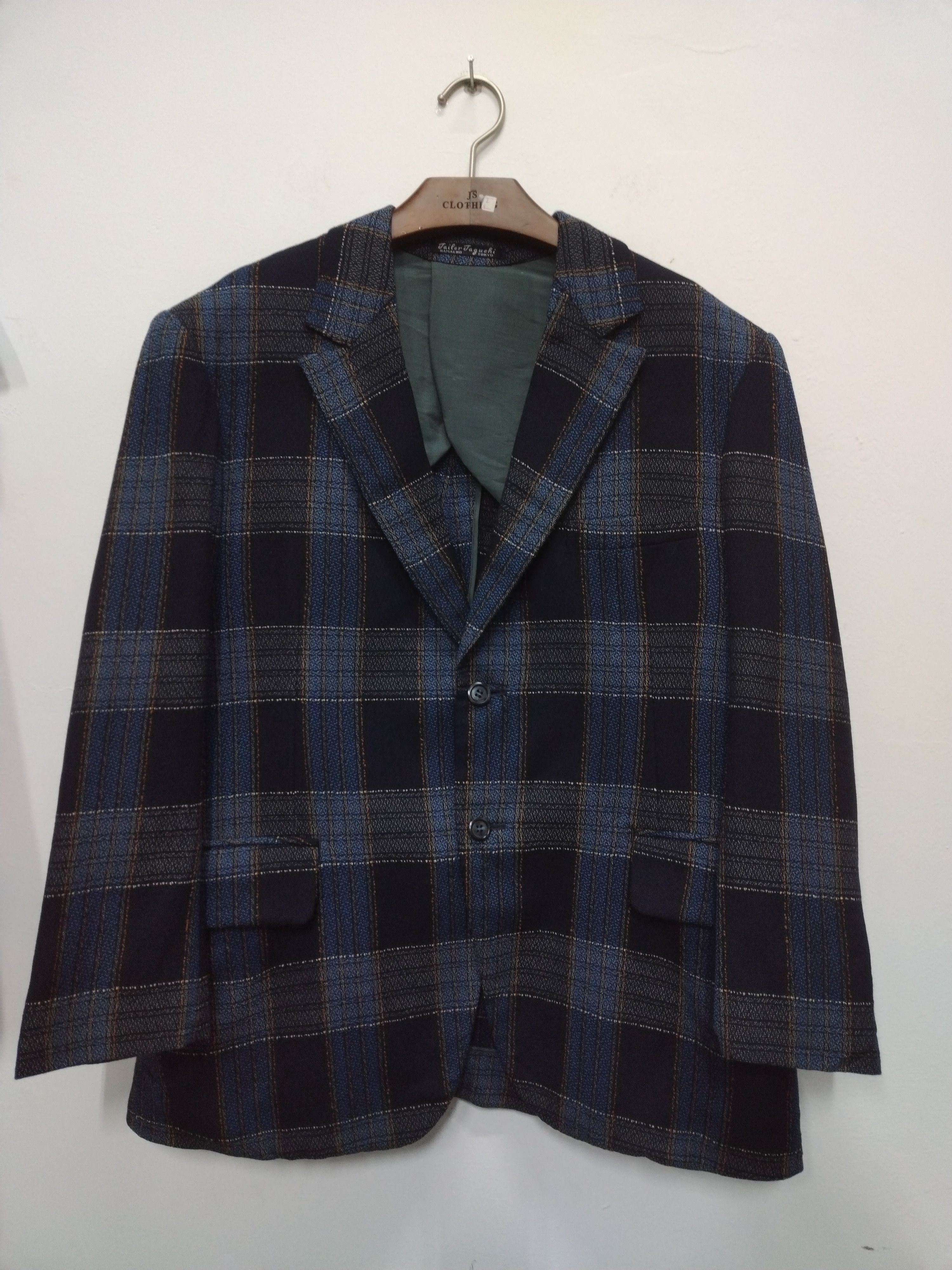 Japanese Brand Vintage Japanese Brand Plaid Blazer Jacket Made in England Size 38L - 1 Thumbnail