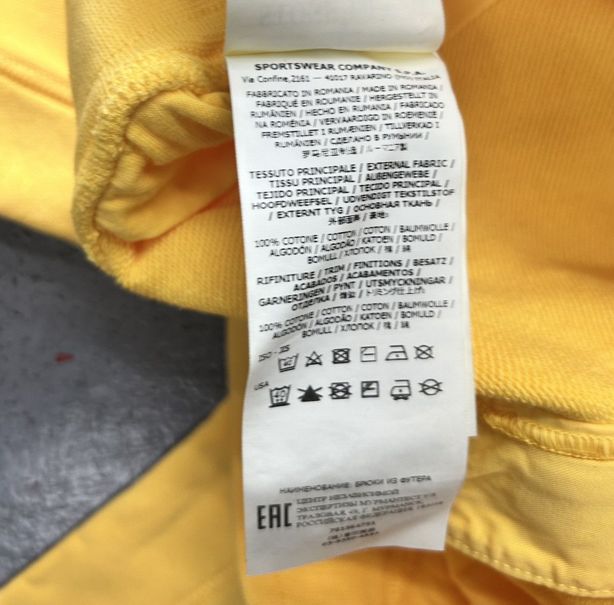 Stone Island Stone Island Yellow Jogging Bottoms Size S New Size US 29 - 6 Thumbnail