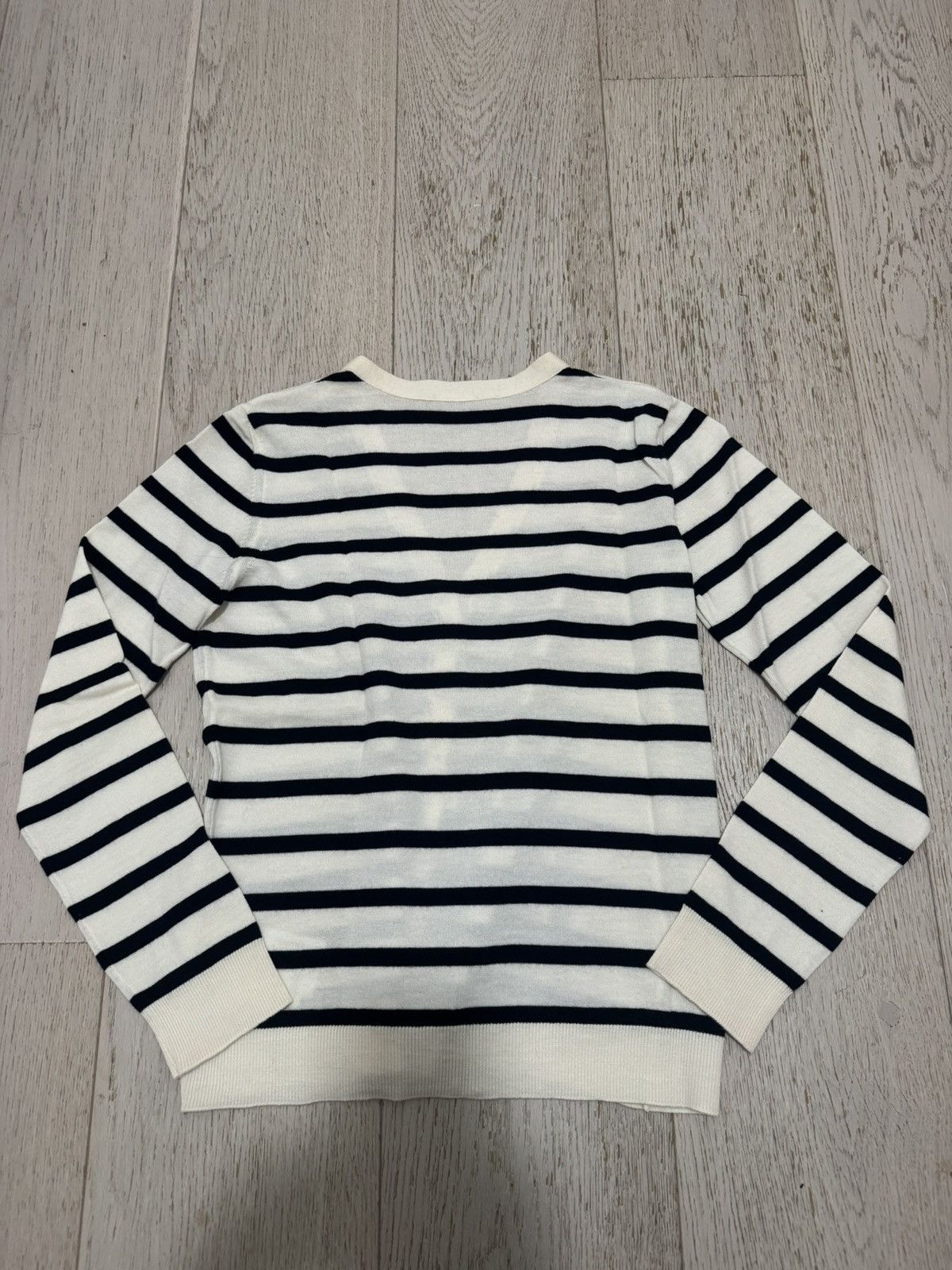 Dior Striped Christian Dior cardigan Size S / US 4 / IT 40 - 2 Thumbnail