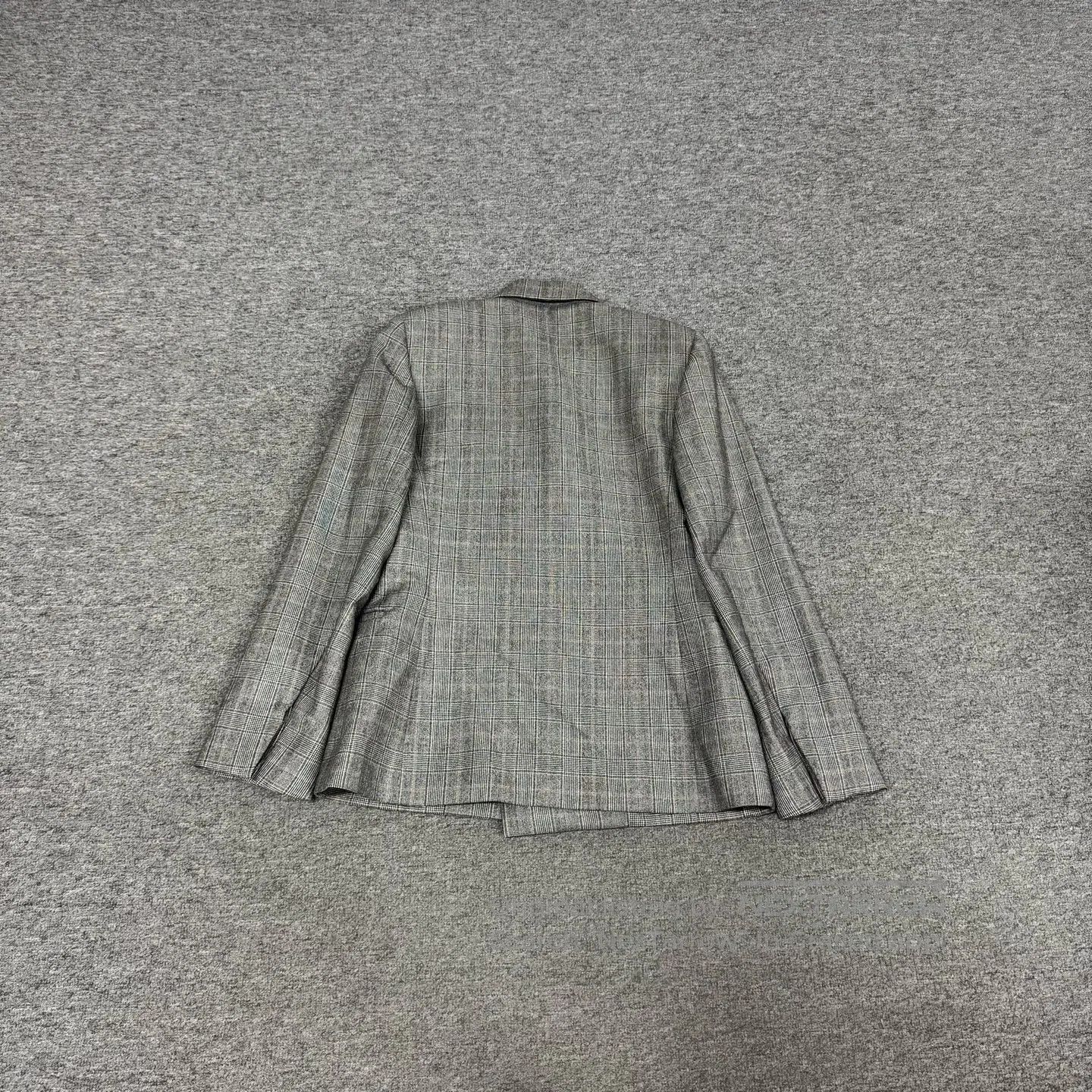 Balenciaga Balenciaga Gray checkered suit jacket| Size 36R - 2 Thumbnail