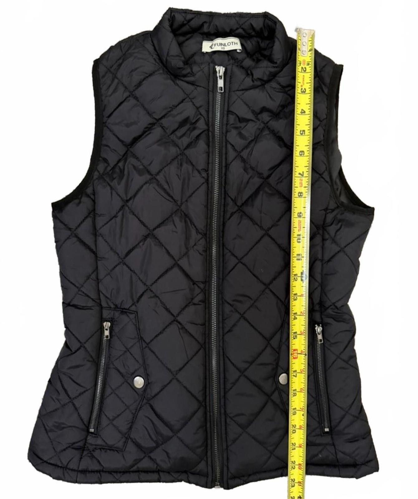 Other FUINLOTH Lightweight Quilted Vest in Black (X-SMALL) Size XS / US 0-2 / IT 36-38 - 5 Thumbnail