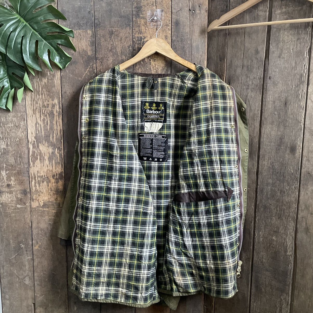 Barbour × Vintage Vintage Barbour waxed jacket Size US L / EU 52-54 / 3 - 3 Thumbnail