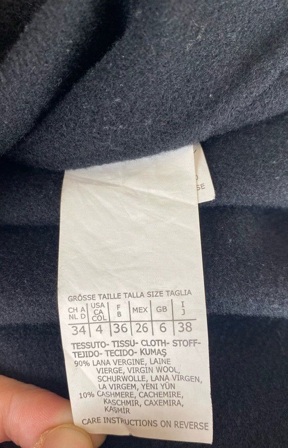 Max Mara Max Mara Solid Lapel Loose Long Sleeve Midi Coat Size M / US 6-8 / IT 42-44 - 4 Thumbnail