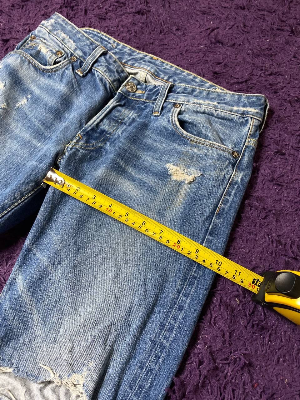 G-Star G-Star Raw distressed Jeans 3301 Y2K logo vintage streetwear Size US 32 / EU 48 - 13 Thumbnail