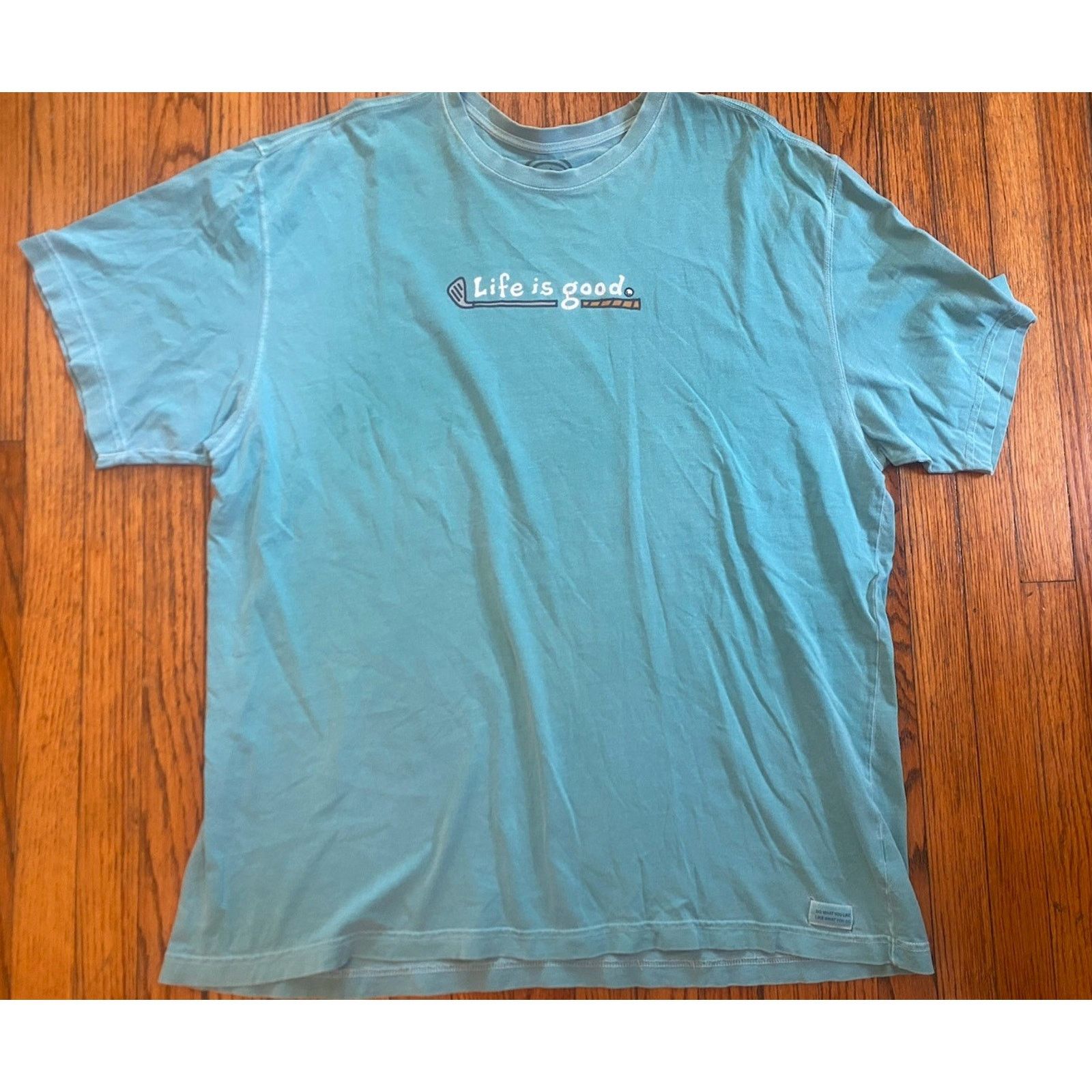 Life is Good Life is Good Golf Blue crew neck t-shirt graphic Men’s XL Size US XL / EU 56 / 4 - 1 Thumbnail