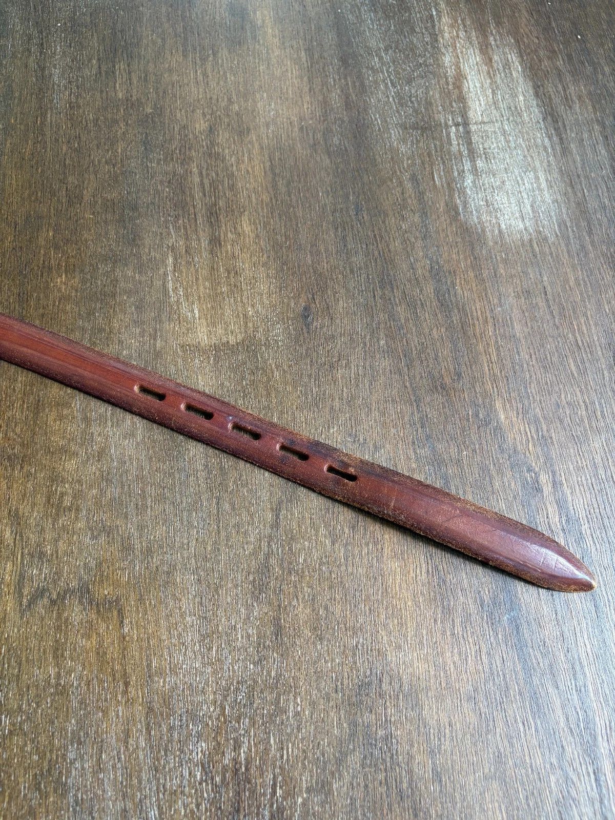 Issey Miyake Issey Miyake Men Vintage Leather Belt Size ONE SIZE - 5 Thumbnail