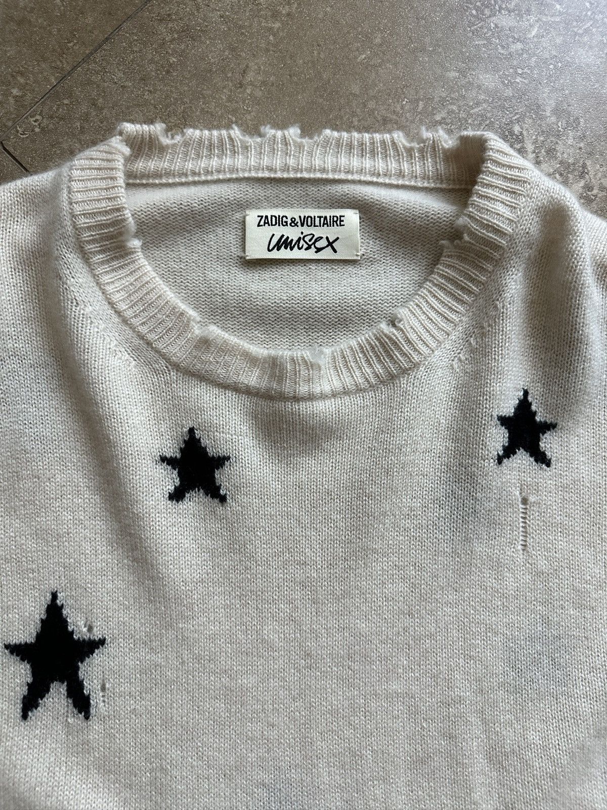 Zadig & Voltaire Zadig & Voltaire Markus Stars Cashmere Sweater Size US L / EU 52-54 / 3 - 2 Thumbnail