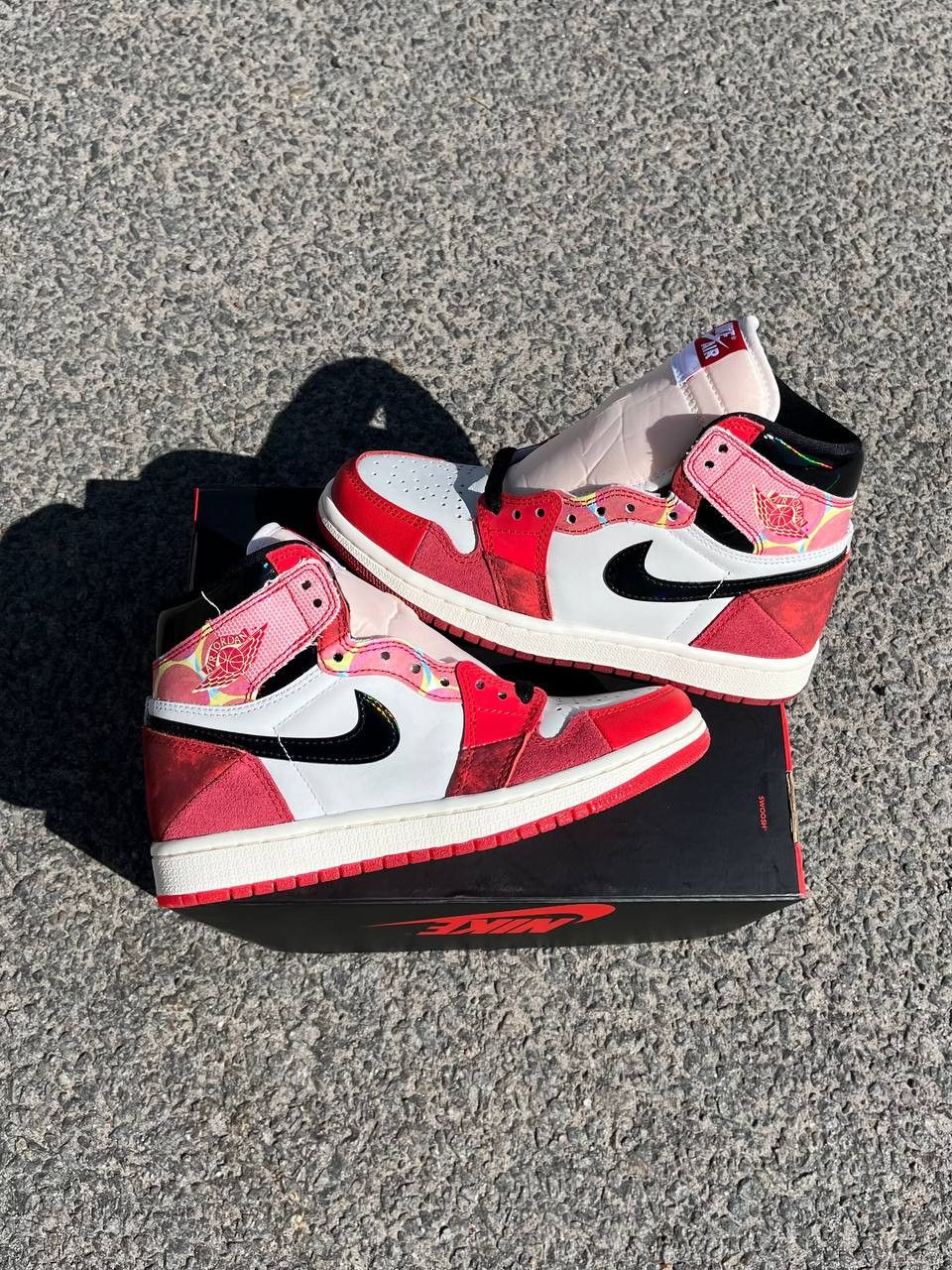 Jordan Brand Air Jordan 1 OG Across Spider Verse New Chapter DV1748-601 Size US 4.5 / IT 34.5 - 7 Thumbnail