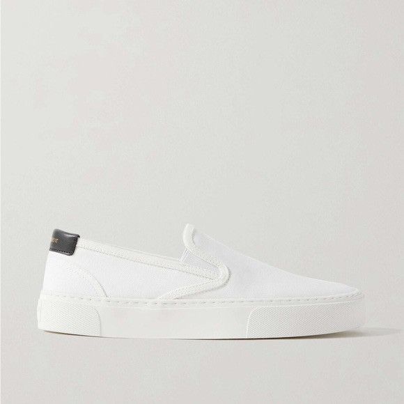 Saint Laurent Paris Venice Slip-on Sneakers in Canvas and Leather Size US 8.5 / EU 41-42 - 1 Thumbnail