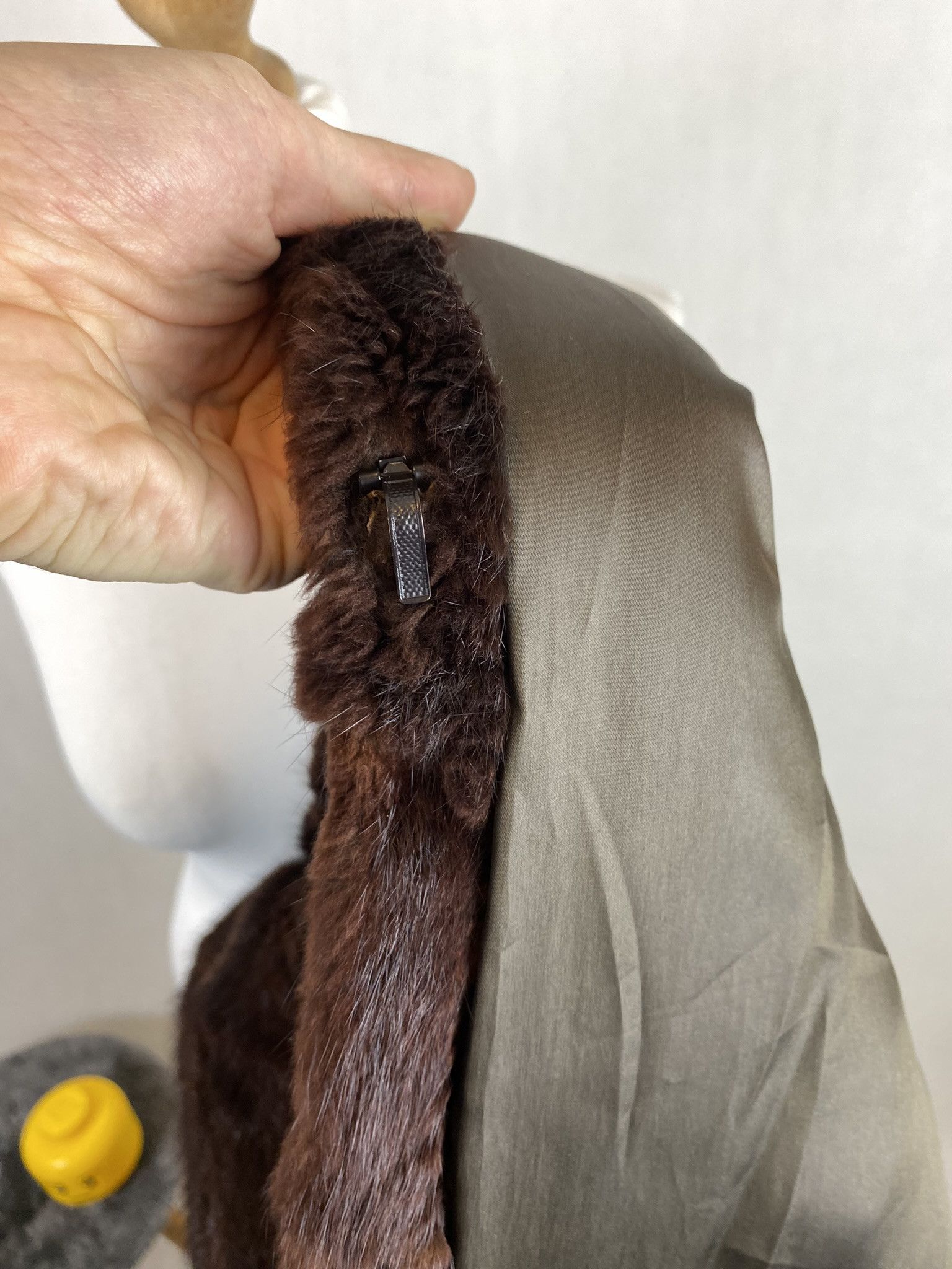 Vintage real fur coat heavy natural beautiful archive style heavy Size L / US 10 / IT 46 - 14 Thumbnail
