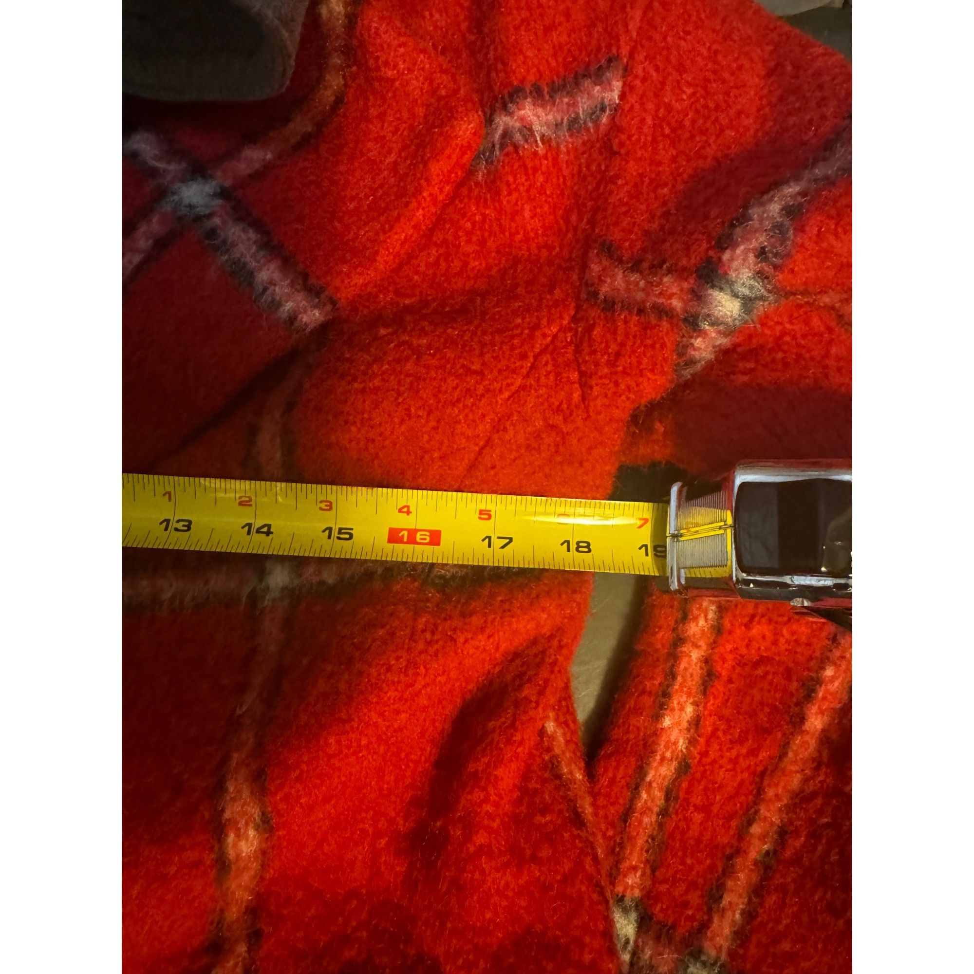 Tommy Hilfiger Tommy Hilfiger Red Plaid Wool Blend Coat With Gray Hood XS Size XS / US 0-2 / IT 36-38 - 12 Thumbnail
