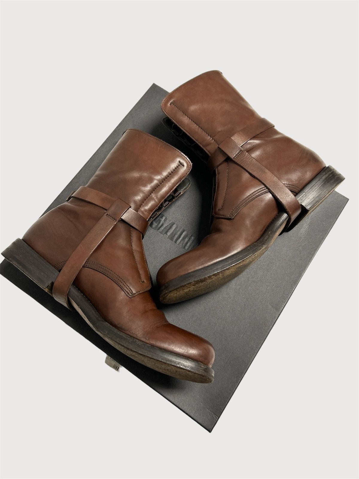 Jil Sander 2009 Anfibio Harness Combat Boots Size US 8 / EU 41 - 6 Thumbnail