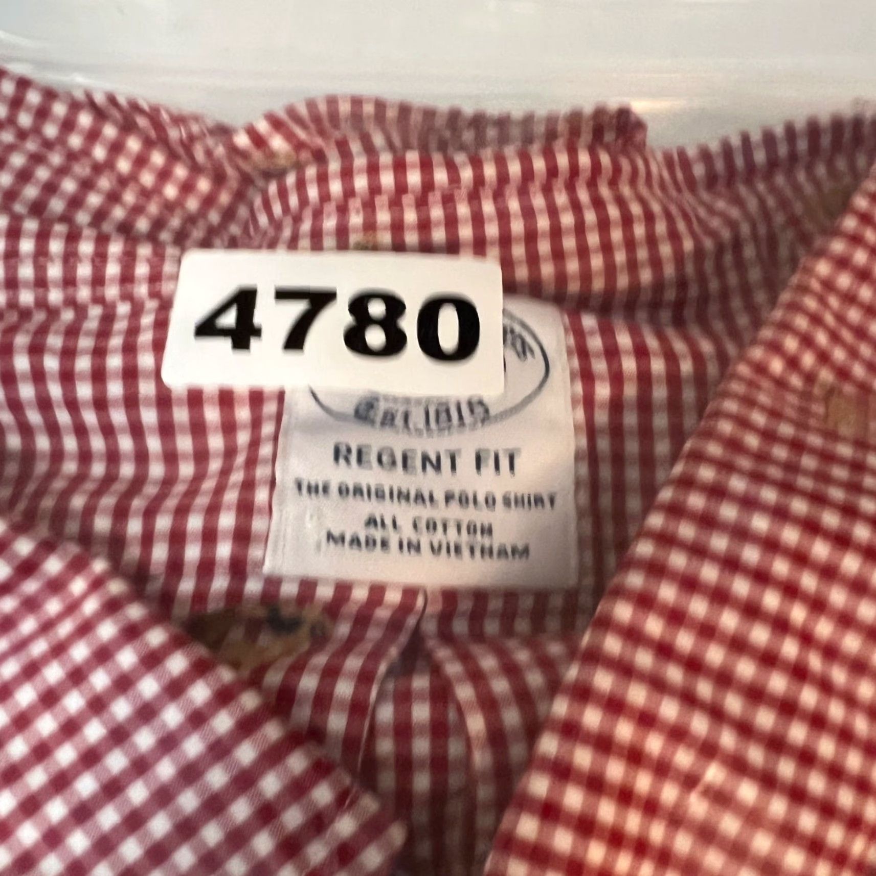 Brooks Brothers Brooks Brothers Red Gingham Regent Fit XXL Long Sleeve Shirt Dog Embroidery Size US XXL / EU 58 / 5 - 8 Thumbnail