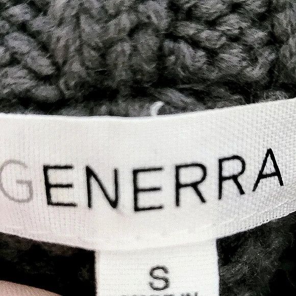 Generra Wool/Cashmere Tie-Front 3/4 Slv Knit Cardigan Fall Spring Size S / US 4 / IT 40 - 8 Thumbnail