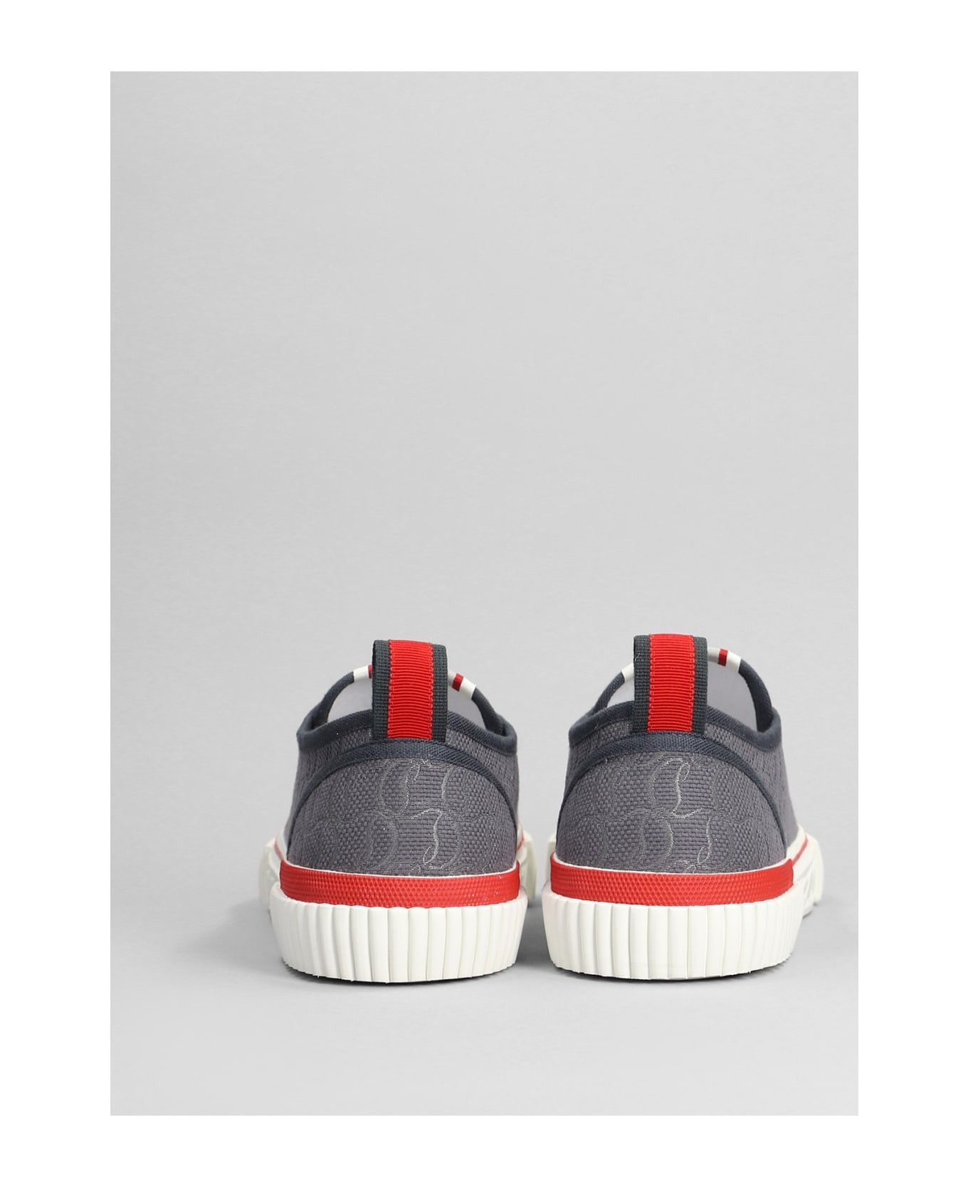 Christian Louboutin o1s1wg110225 Pedro Junior Sneakers in Blue Size US 10 / EU 43 - 4 Thumbnail