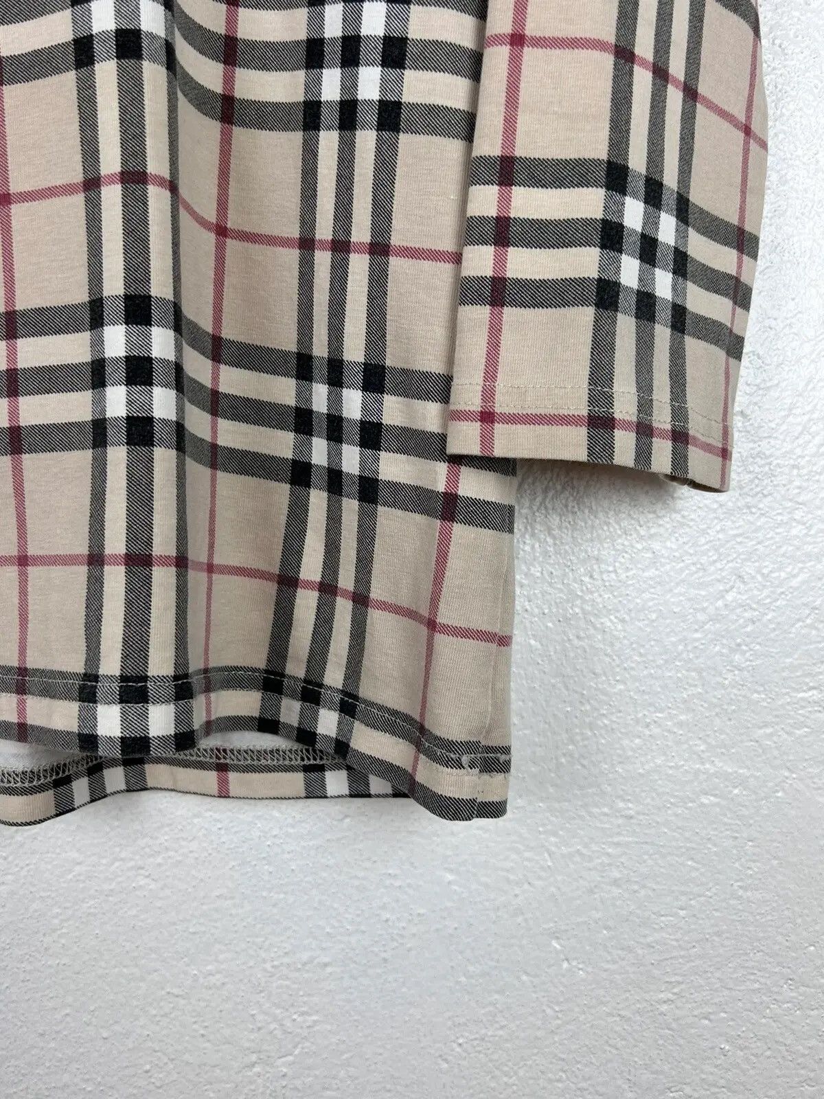 Burberry Vintage Burberry London Nova Check 3/4 Sleeve T-Shirt Size M / US 6-8 / IT 42-44 - 4 Thumbnail