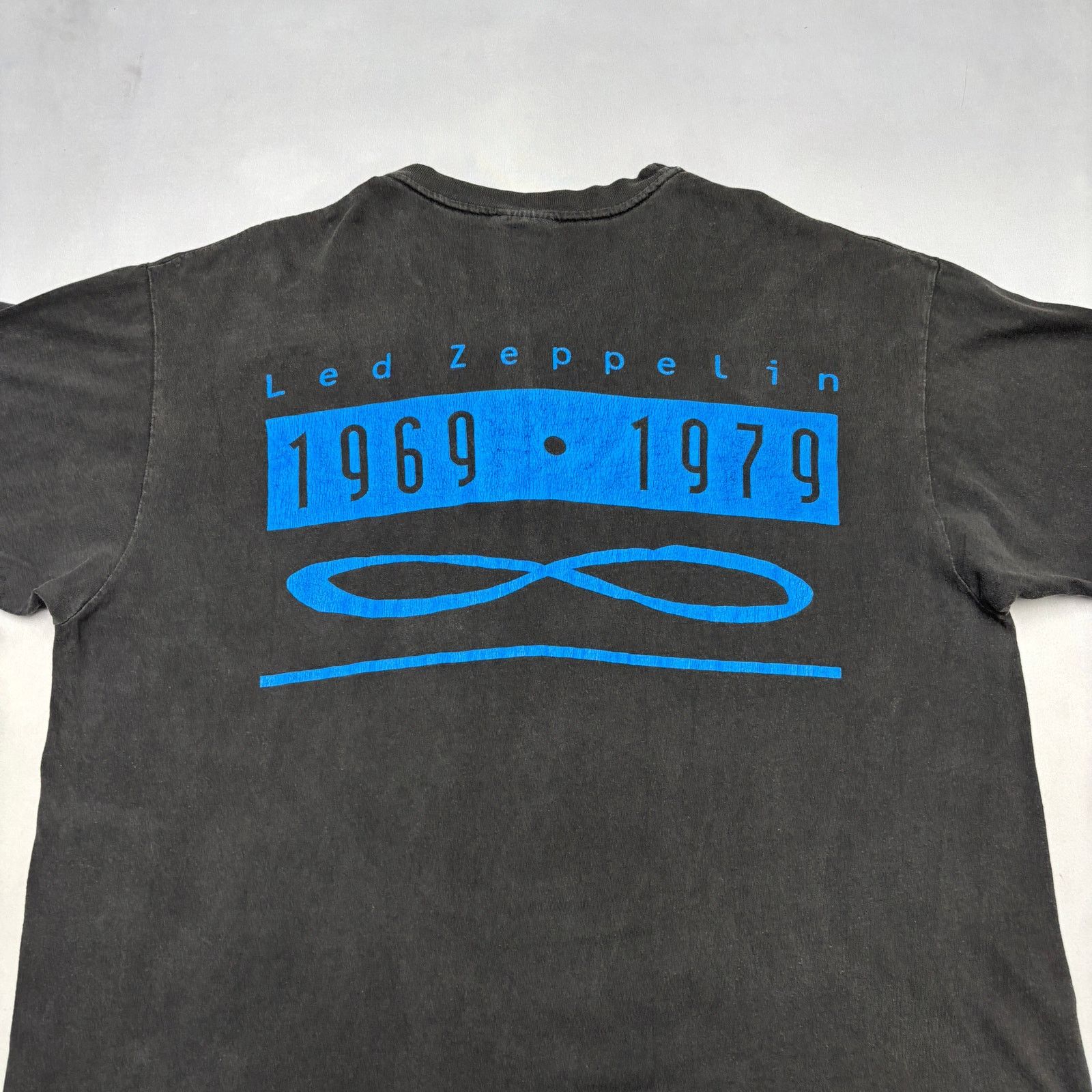 Hanes × Vintage Vintage 1990 Led Zeppelin Distressed Band T Shirt Men's XL Size US XL / EU 56 / 4 - 5 Thumbnail