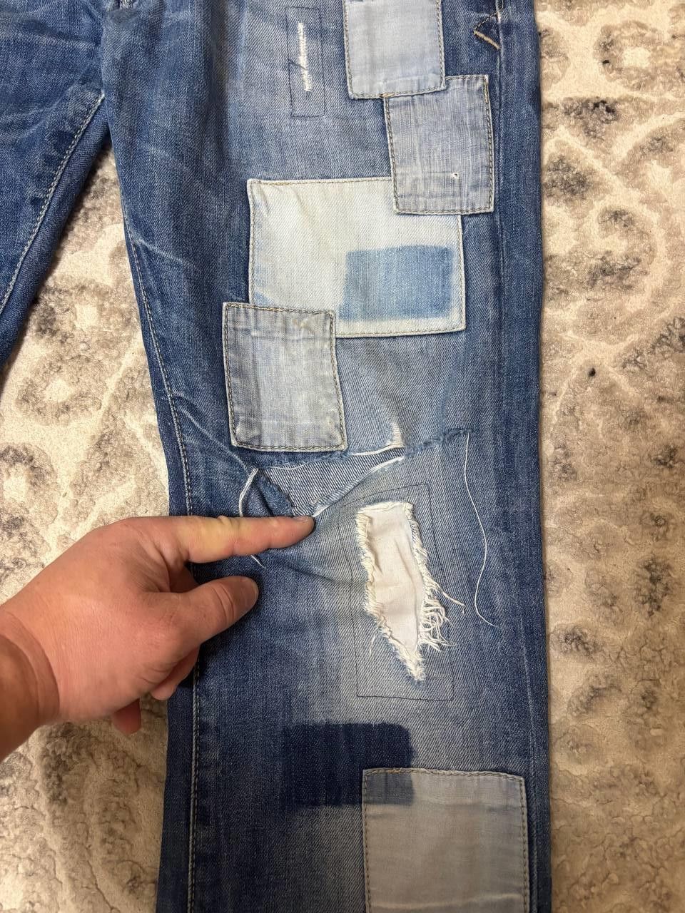 Jack & Jones Jack & Jones 1975 Patchwork Distressed Jeans Men’s Vintage Size US 32 / EU 48 - 15 Thumbnail