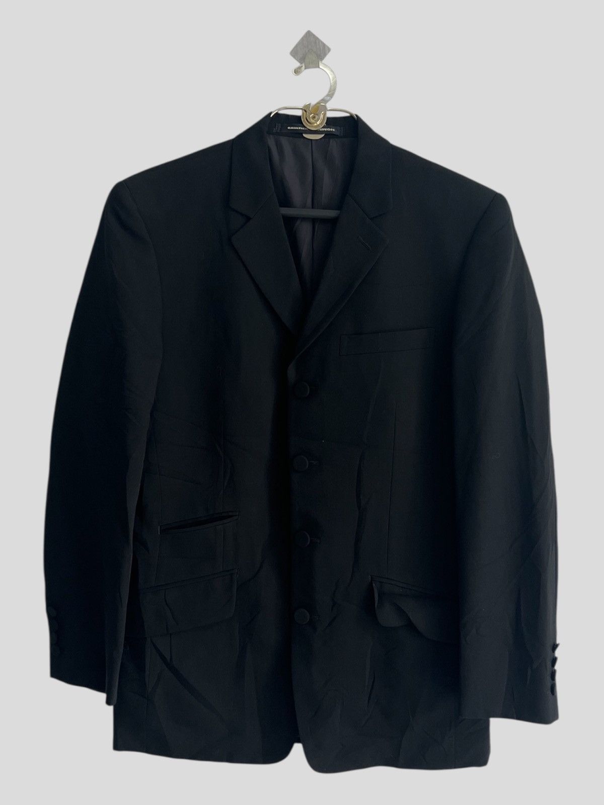 Jean Paul Gaultier ARCHIEVE Jean Paul Gaultier Homme Gabardine Gentleman Blazer Size US M / EU 48-50 / 2 - 1 Thumbnail
