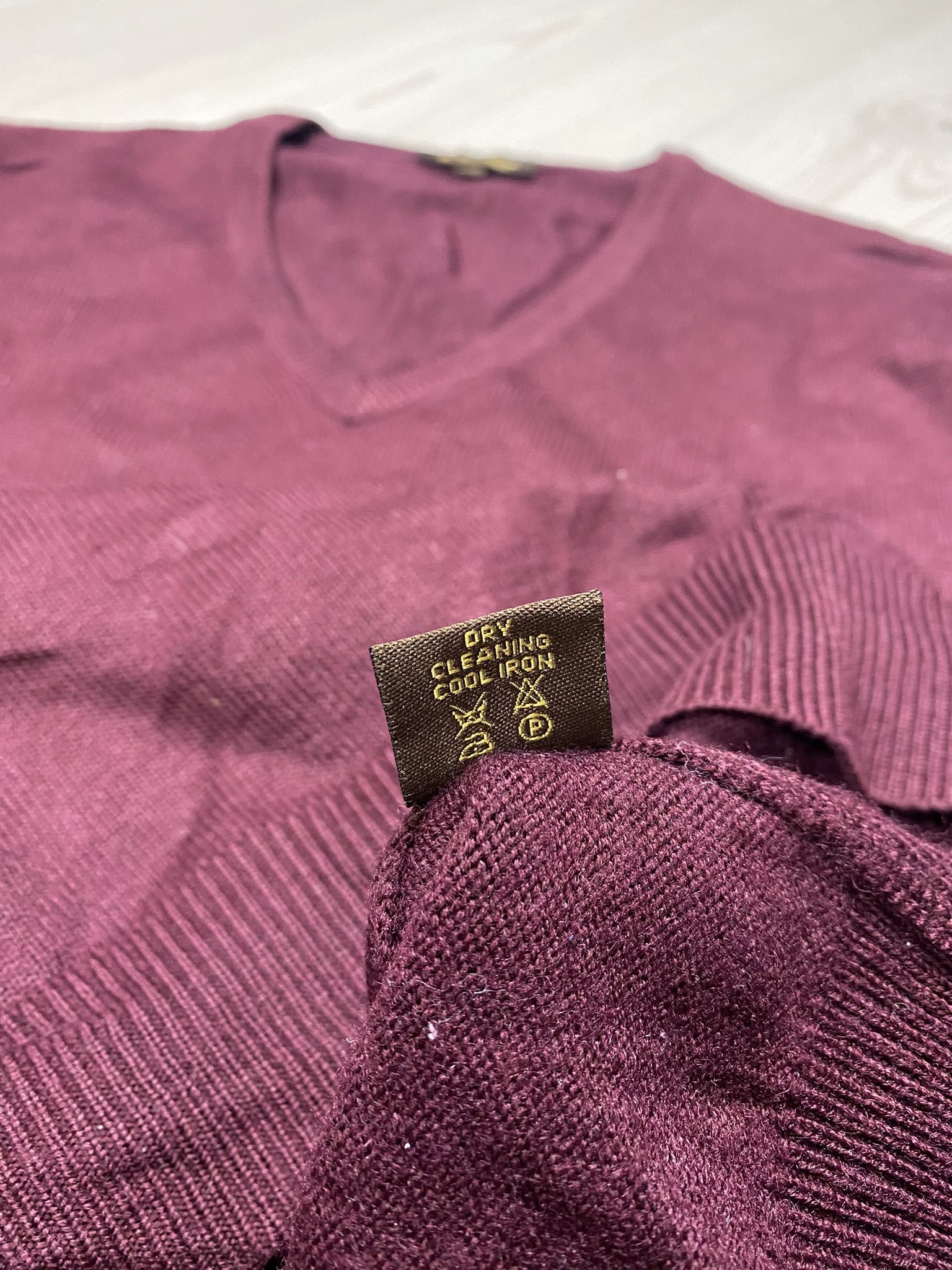 Loro Piana Loro Piana Sweater Wool 100% Dark Grape Size US M / EU 48-50 / 2 - 8 Thumbnail