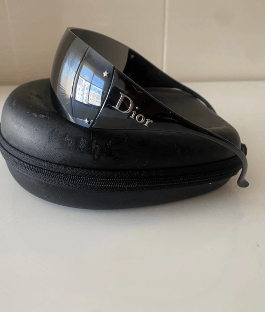 Dior DIOR Sunglasses Ski Wrap Shield Mask Bike Galliano Era Size ONE SIZE - 1 Thumbnail