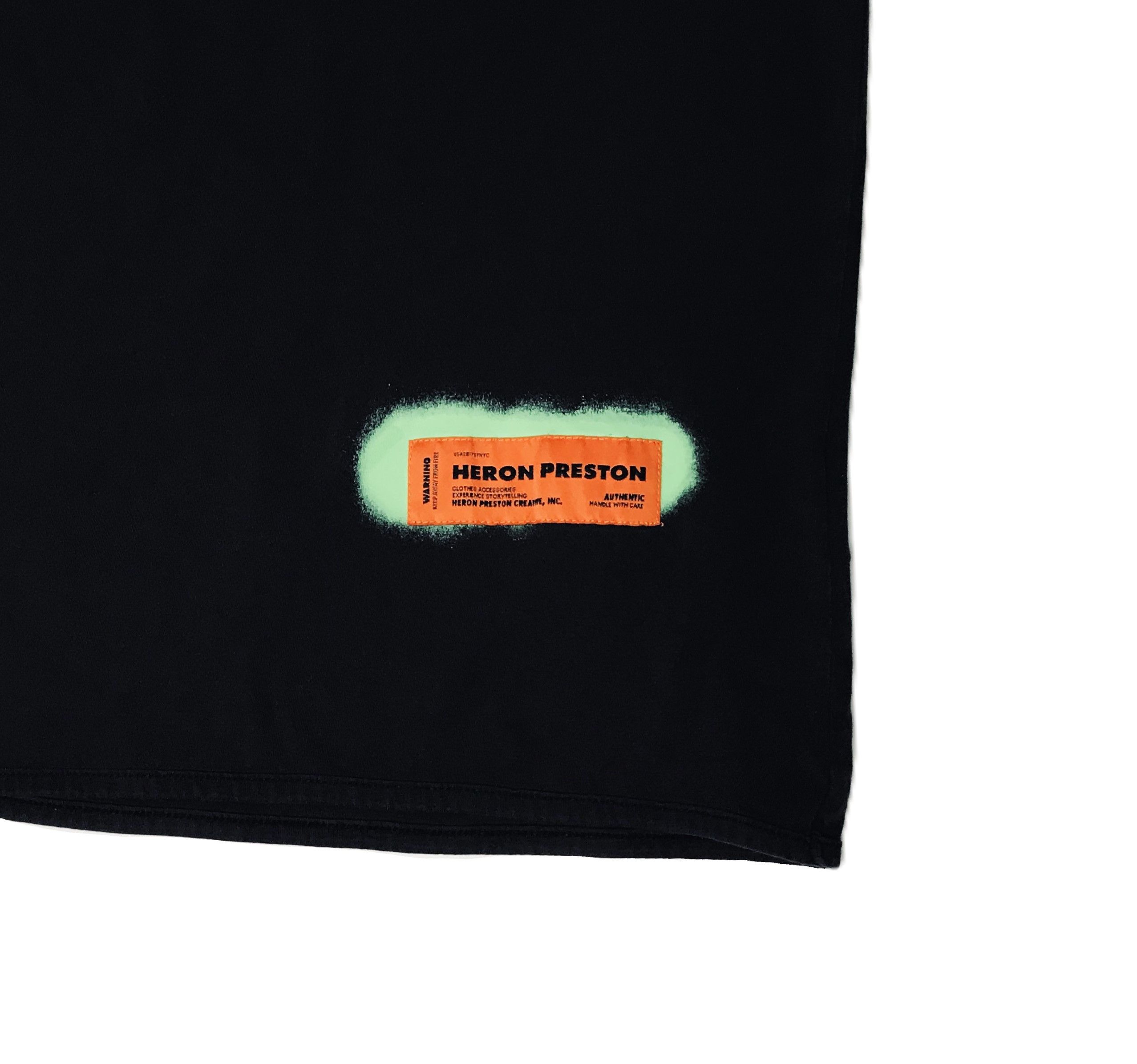 Heron Preston Heron Preston Spray Tee Unisex Sz M Black Size US M / EU 48-50 / 2 - 5 Thumbnail