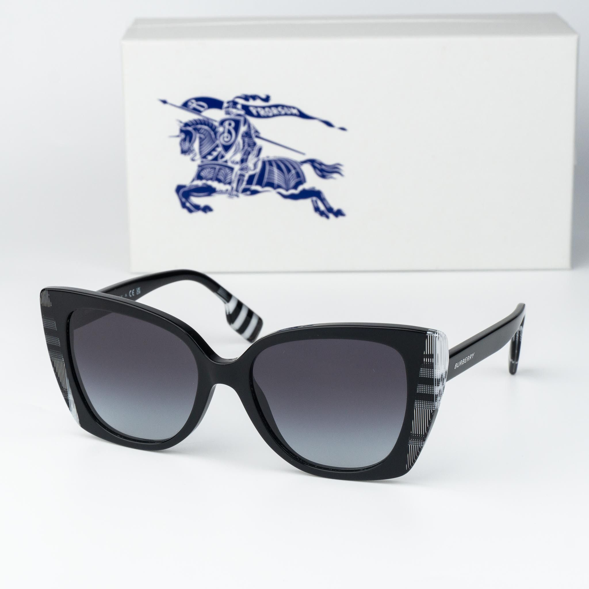 Burberry Burberry MARYL Women Sunglasses Cat Eye BE4393 40518G Size ONE SIZE - 1 Thumbnail