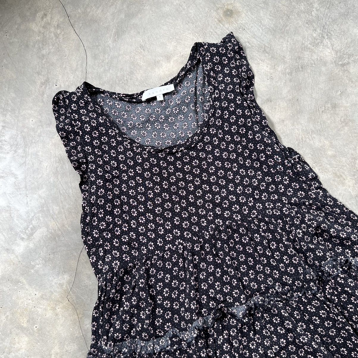 Sandro Sandro Floral Mini Dress Size S / US 4 / IT 40 - 2 Thumbnail