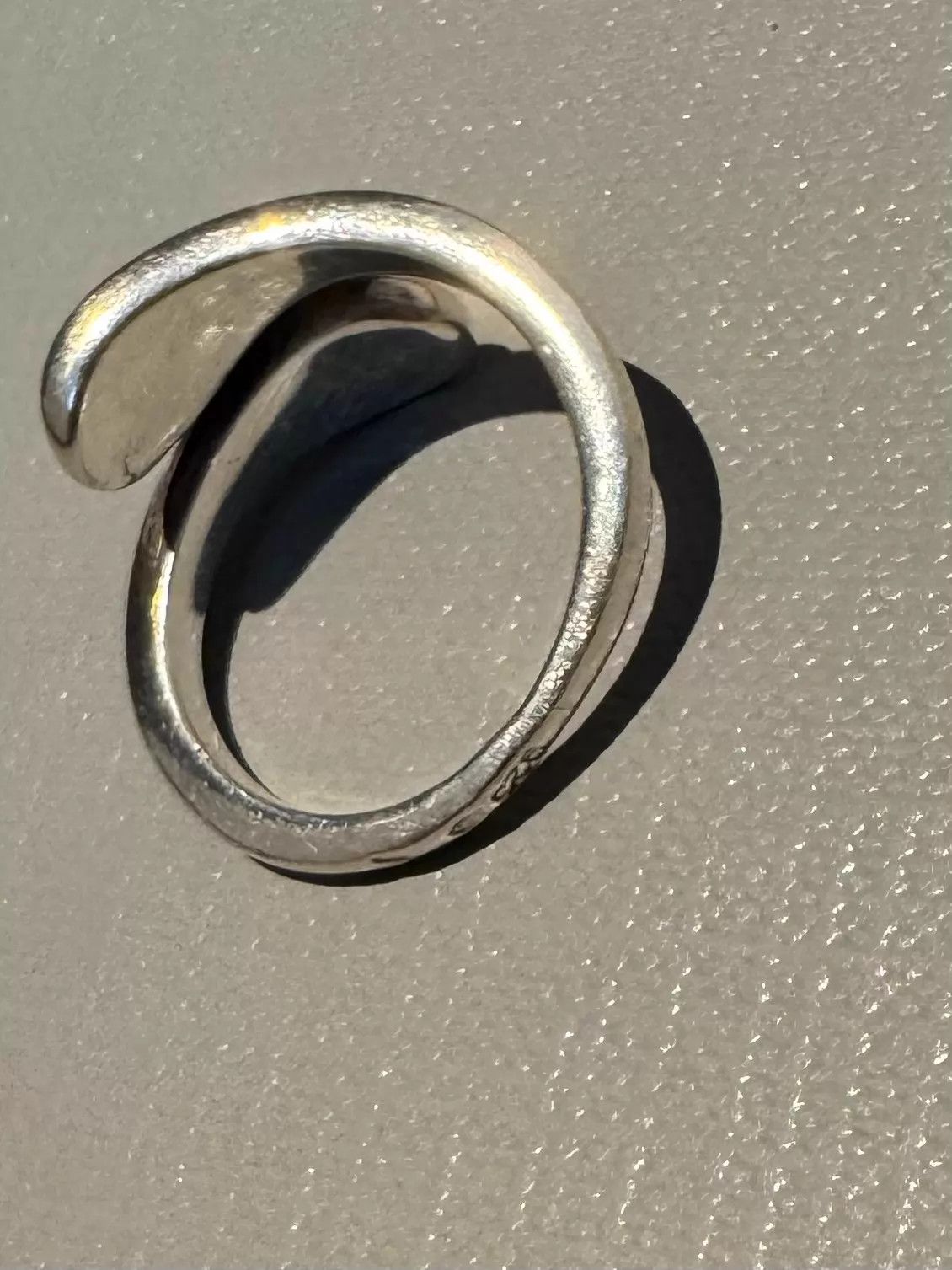 Chanel Chanel 925 Silver Open Ring Drop Spiral Design Size ONE SIZE - 3 Thumbnail